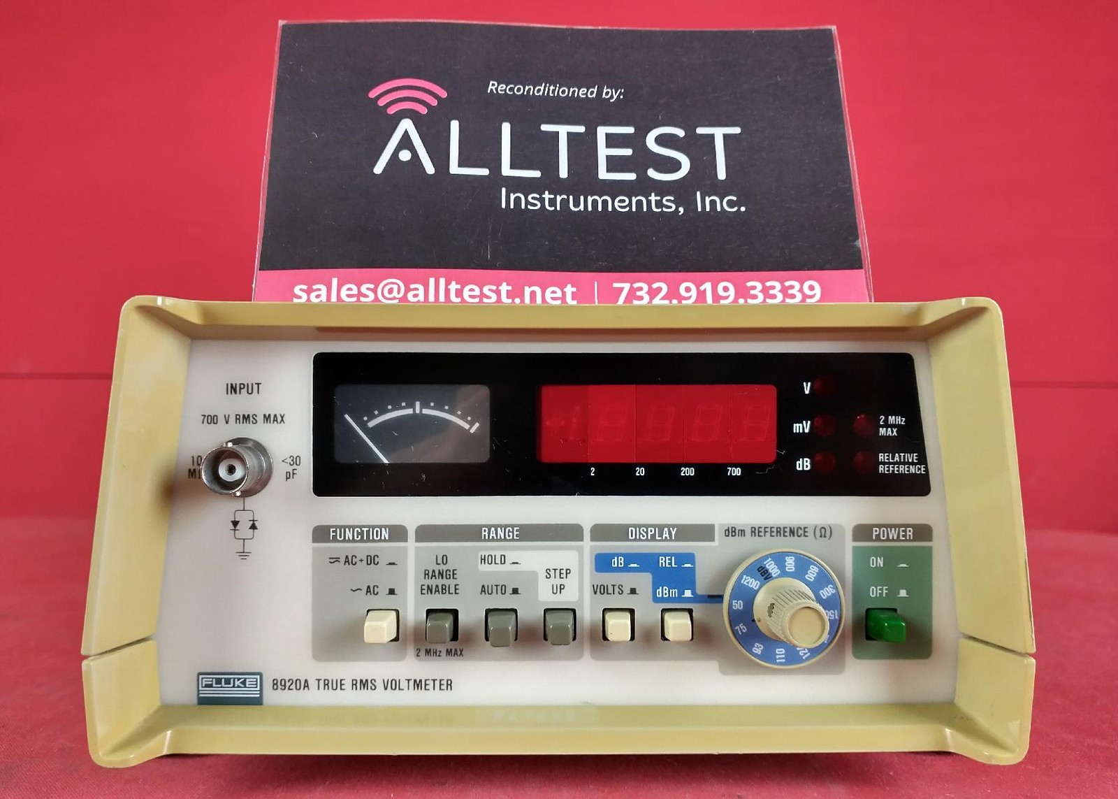 Fluke 8920A Voltmeter True RMS