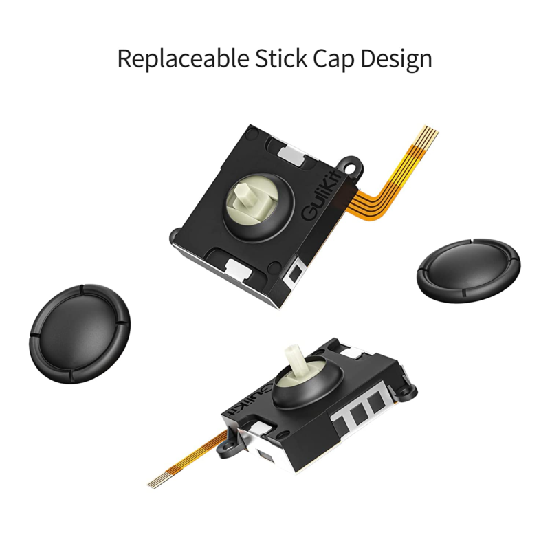 Gulikit Switch Joystick Replacement,No Drift, Hall Thumb Stick for Switch Joycon