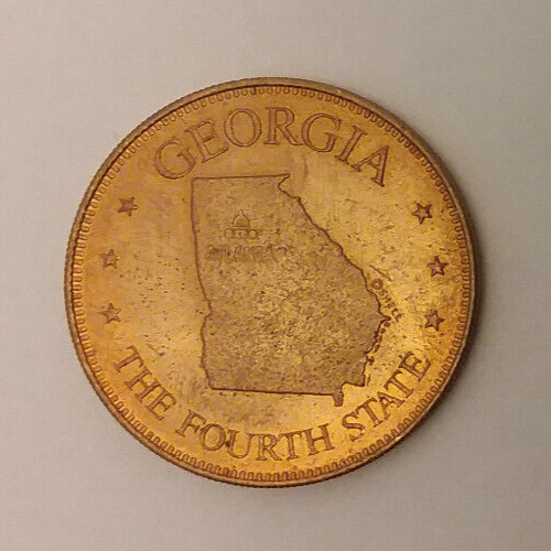 Georgia 4th State Souvenir Coin Token 26mm