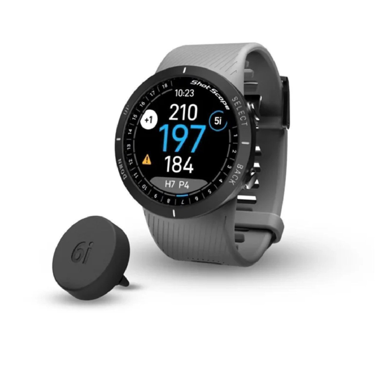 Shot Scope V5 GPS and Automatic Performance Tracking Golf Watch - Grey