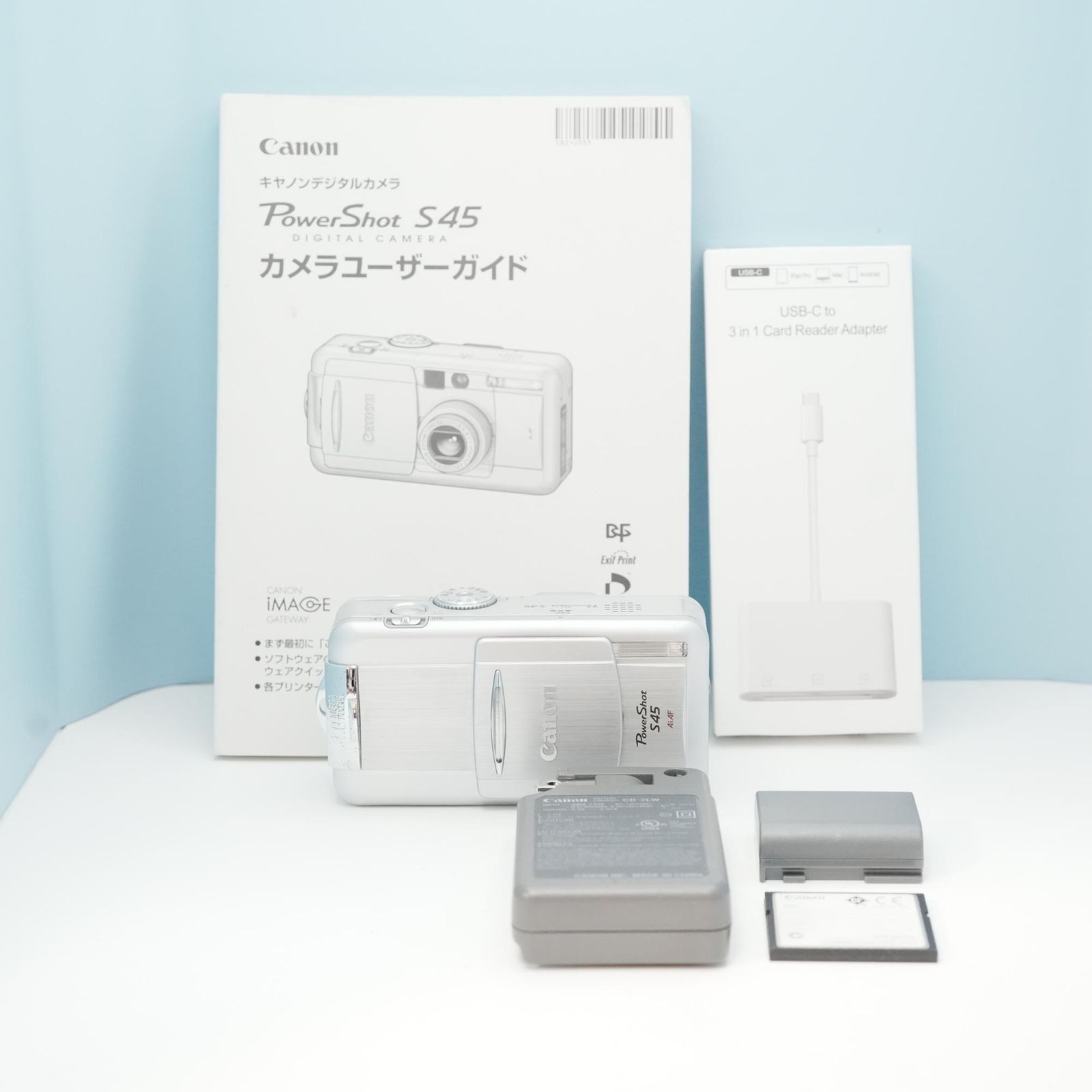 Canon PowerShot S45 Compact Digital Camera Tested Working Seller Japan