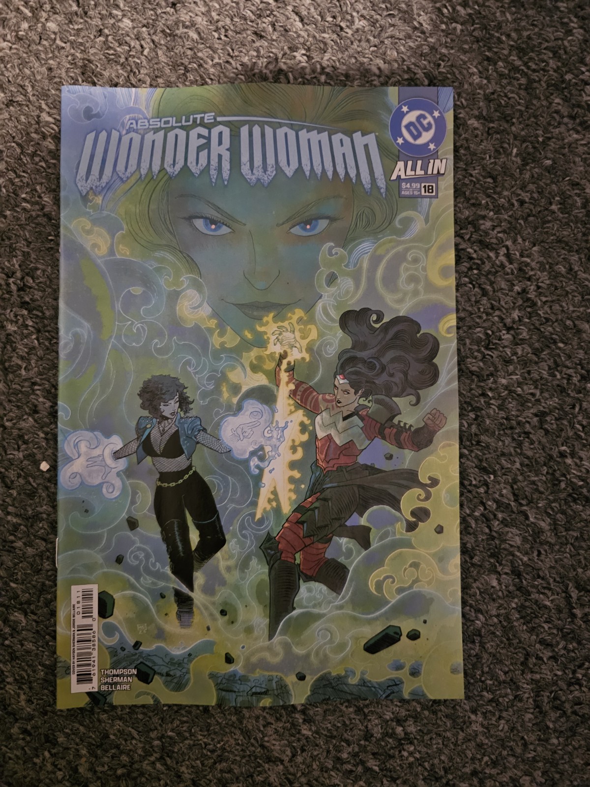 ABSOLUTE WONDER WOMAN #18 - HAYDEN SHERMAN MAIN COVER - DC COMICS NM