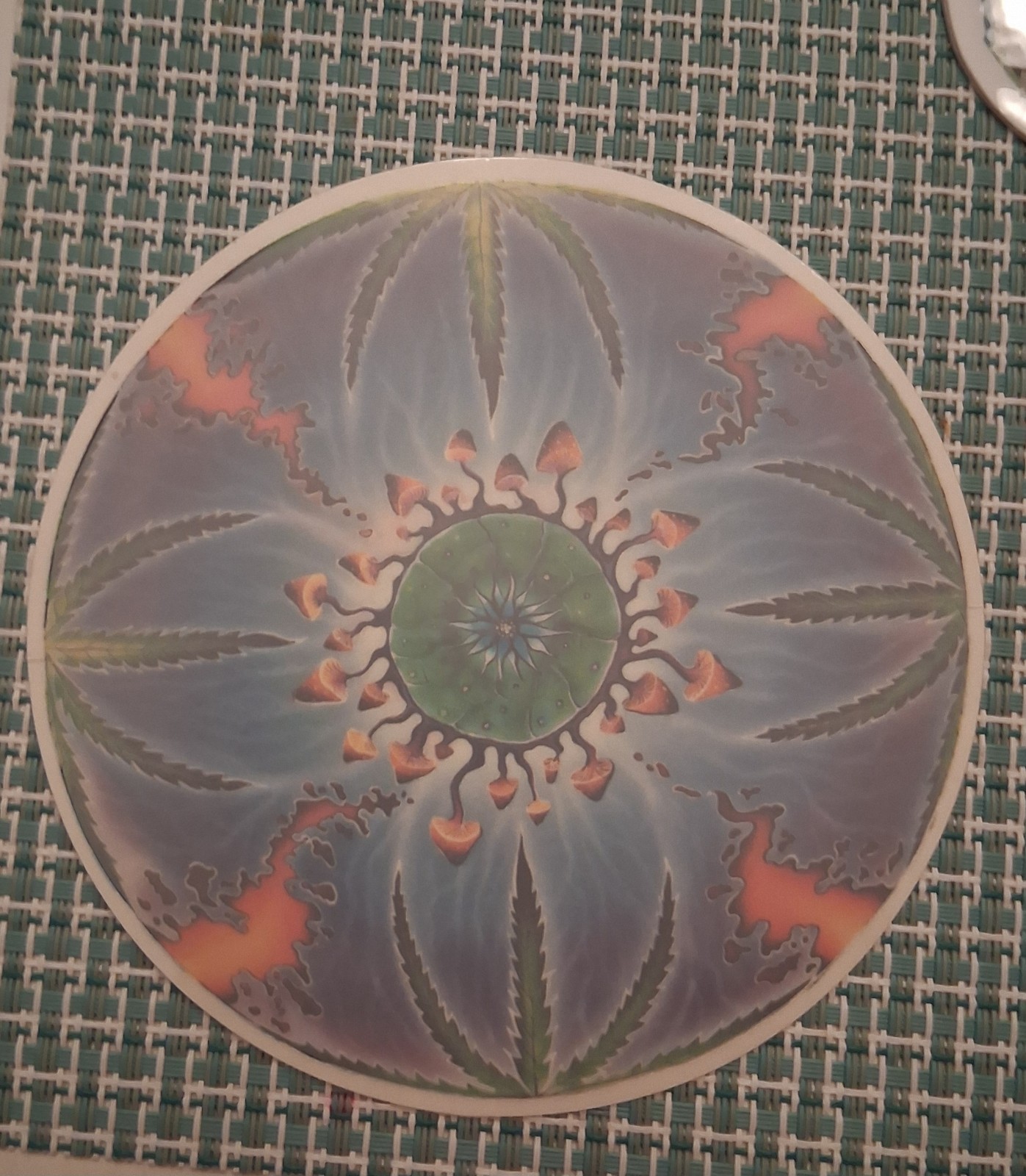 GRATEFUL DEAD STICKER NEW  VINTAGE OOP RARE COLLECTIBLE  JERRY GARCIA Window