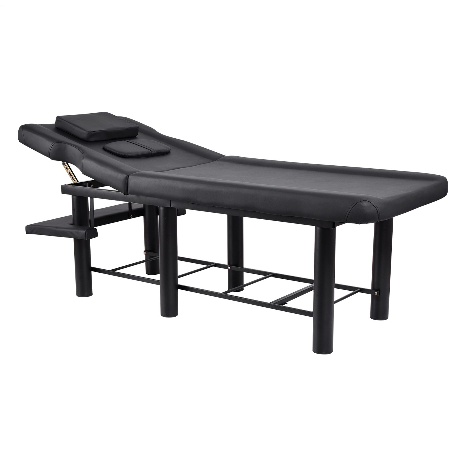 Professional Massage Bed Faux Leather Stationary Physical Therapy Table