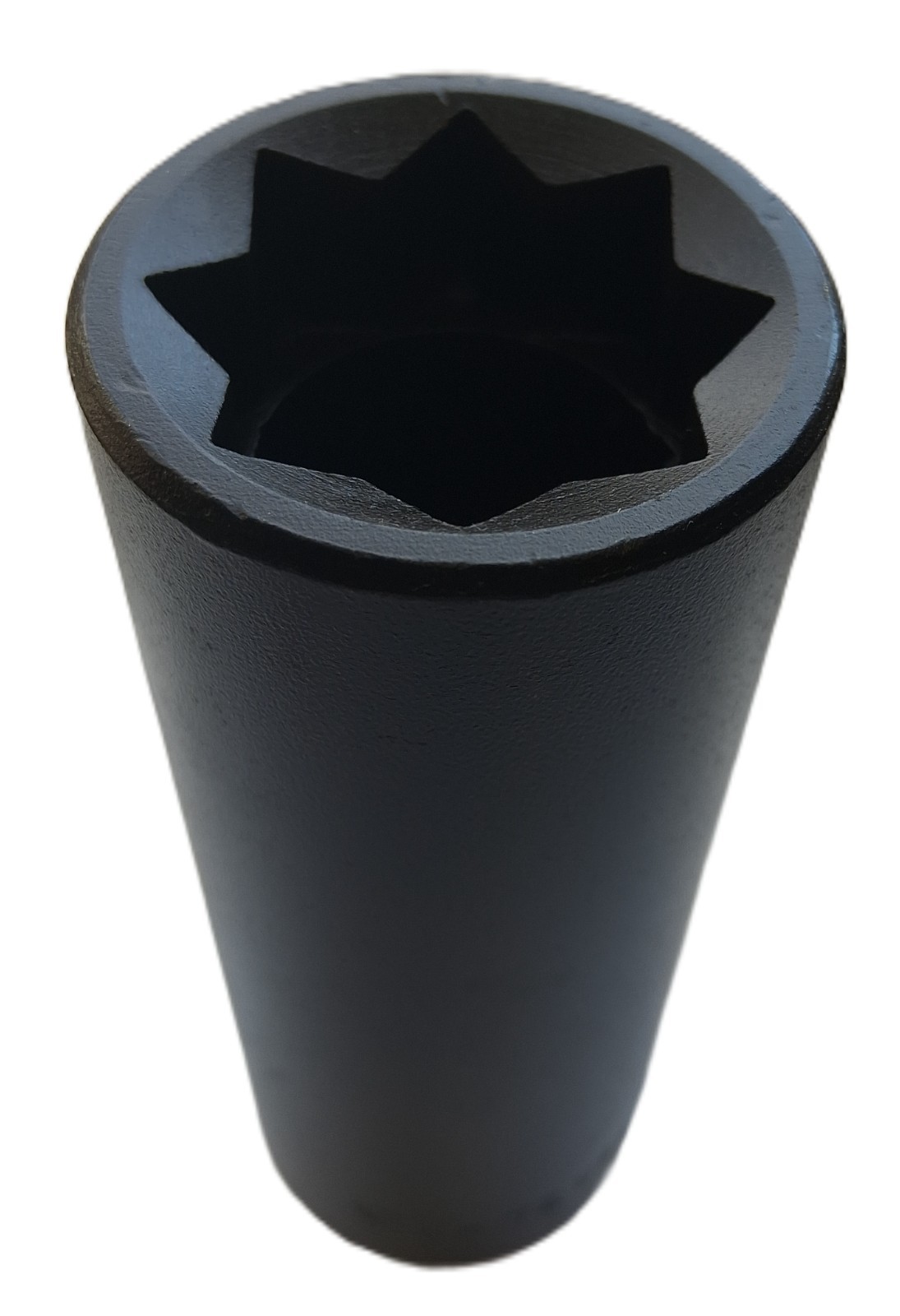 White USA Lineman socket 1" 8 point impact socket 1/2" drive 5" Long New