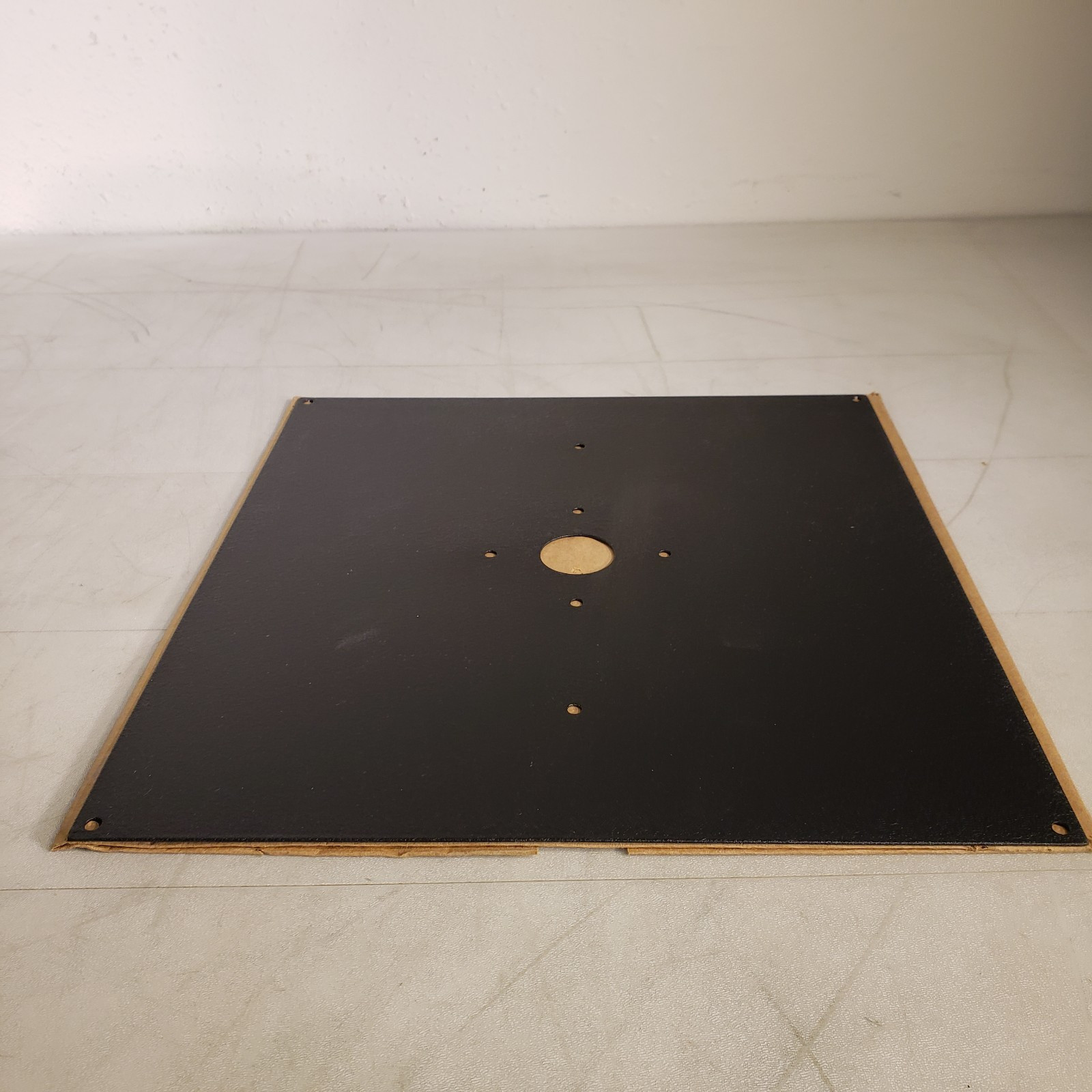 Back Plate For Digital Clock 12" X 12-1/2" Black
