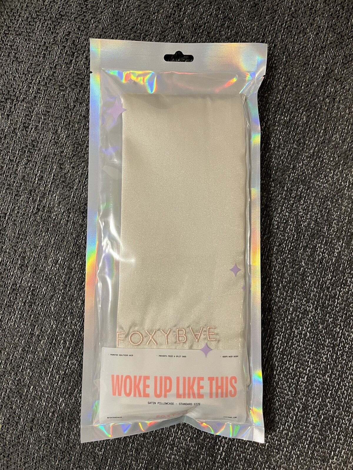 Foxybae Woke Up Like This Satin Pillowcase Standard Size