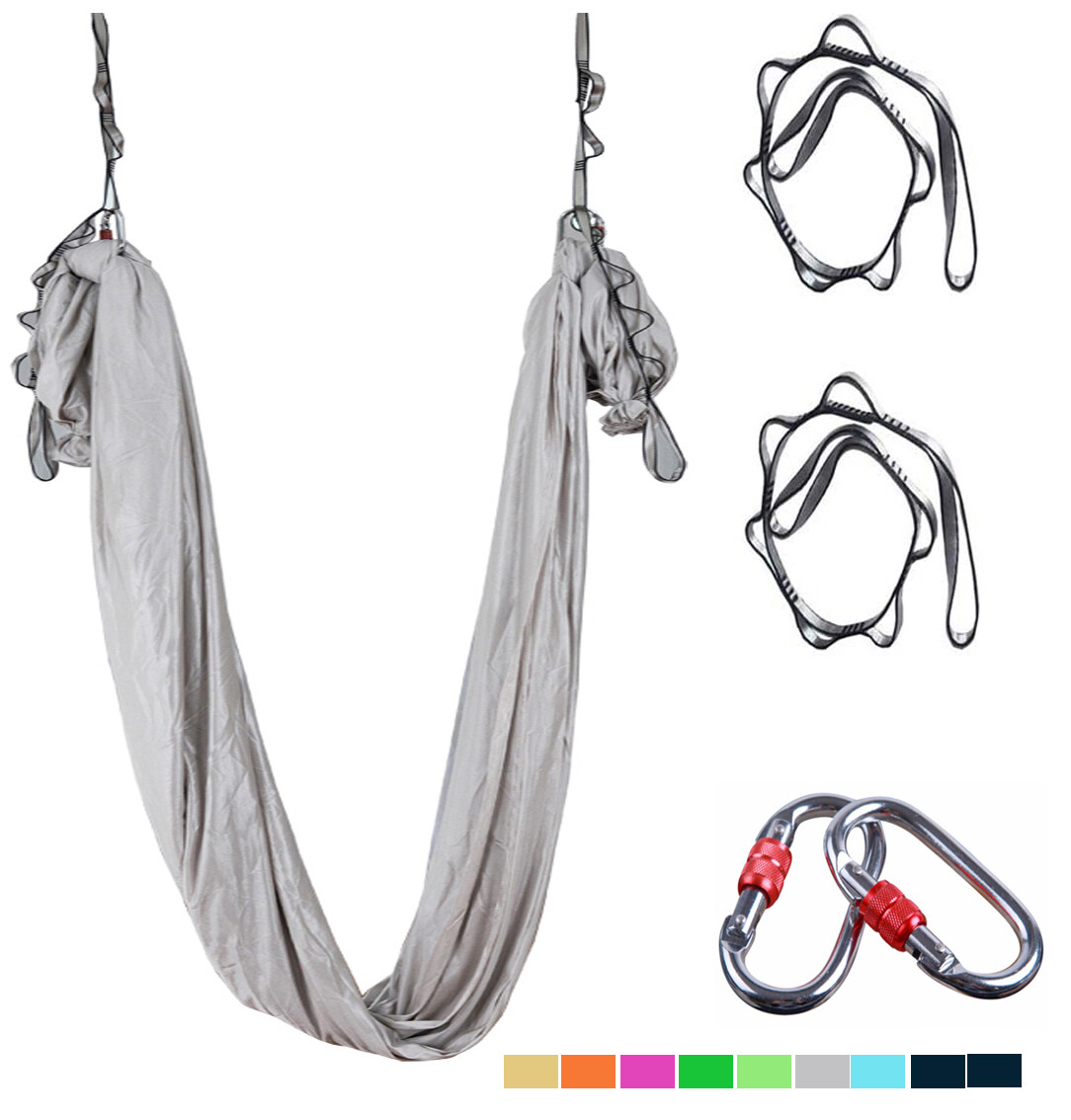 16ft Aerial Yoga Swing Hammock Anti Gravity Silk Trapeze Inversion Decompression