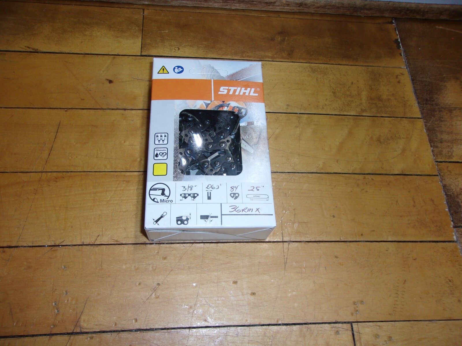 Stihl OEM 25" Semi Chisel "Ripping" Chain 3/8" .063 84 DL 36RMX #GM-A12D2