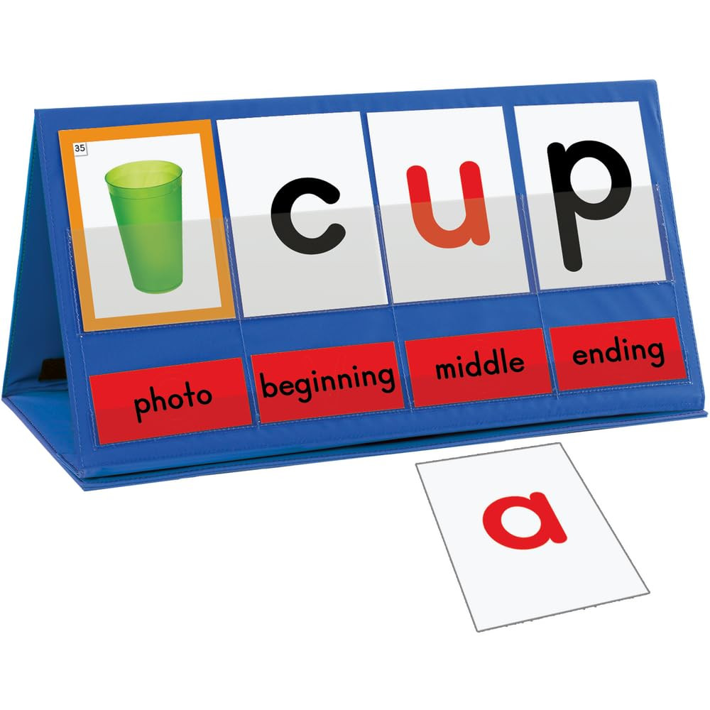 Word Building Desktop Pocket Chart Tent & Cards Kit