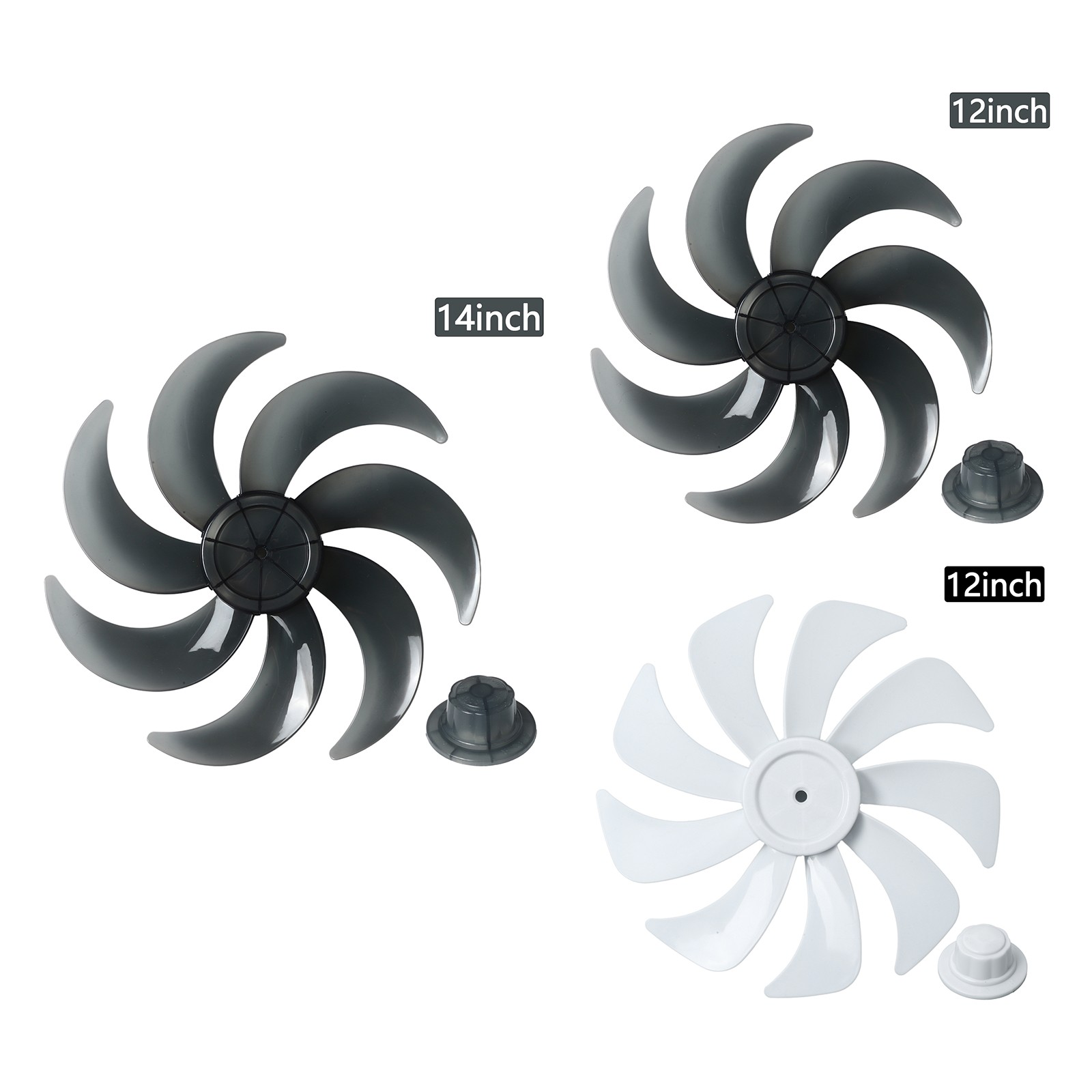 1Set Fan Replacement New Table Fans Parts Comfortable Fan Blades Lightweight