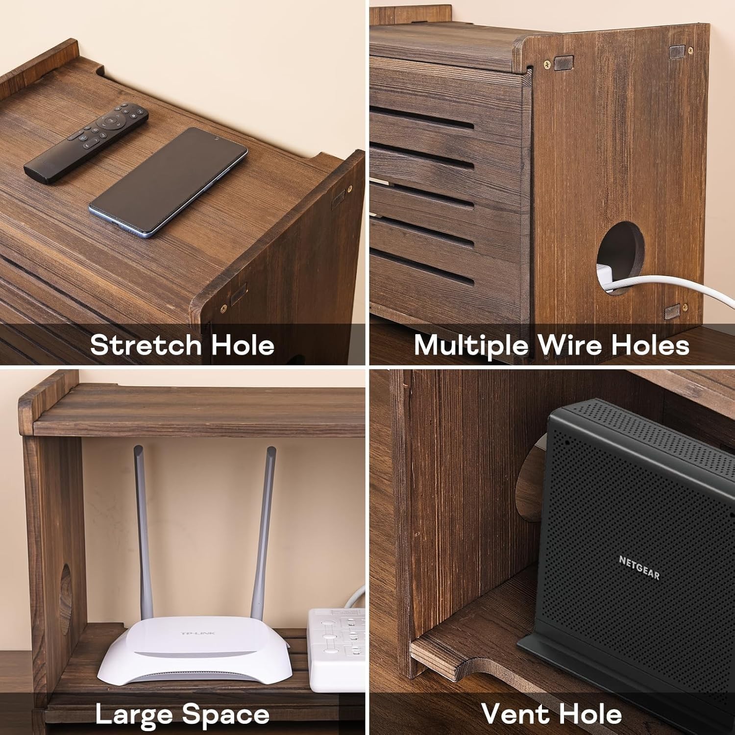 Router Shelf Projector Shelf Projector Stand Router Storage Box Modem Cable R...