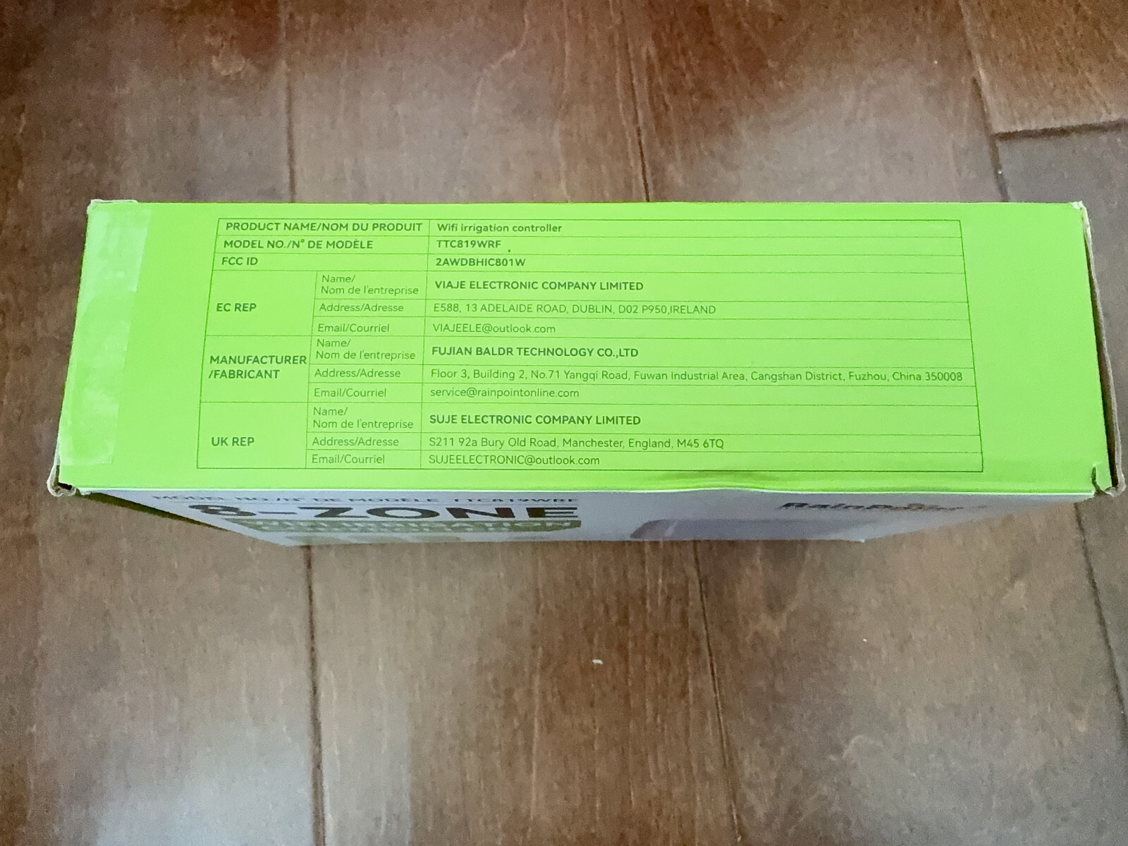RAINPOINT Smart 8 Zone WiFi Irrigation Controller Model TTC819WRF Missing Screws