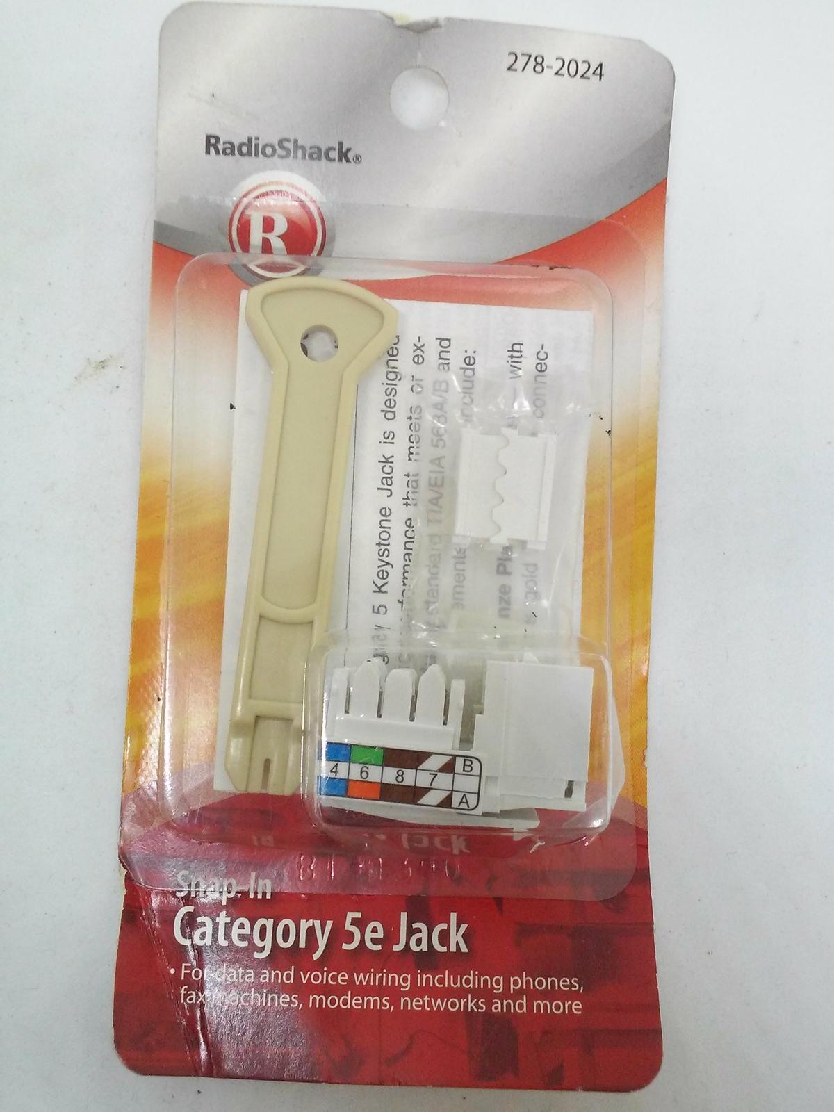 RadioShack Snap-in RJ-45 Jack #278-2024
