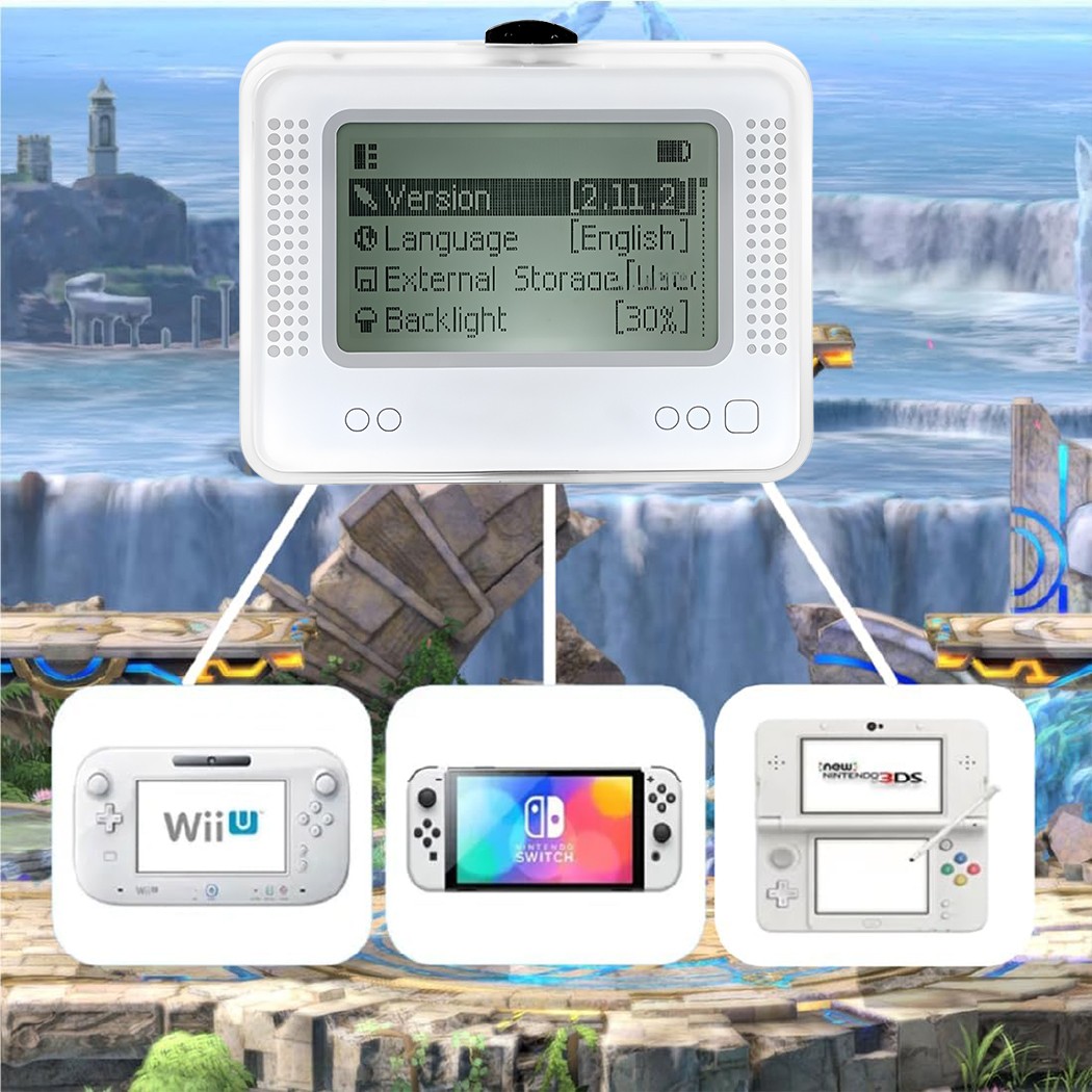 Amiibo NFC Tag Emulator Bluetooth-Compatible Emulator for Nintendo Switch 1 & 2