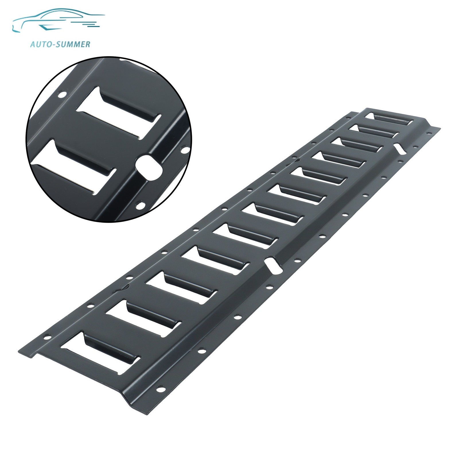 4 Pack 2' E Track Tie Down Rail System Black Secure Cargo Heavy Loads For Trucks