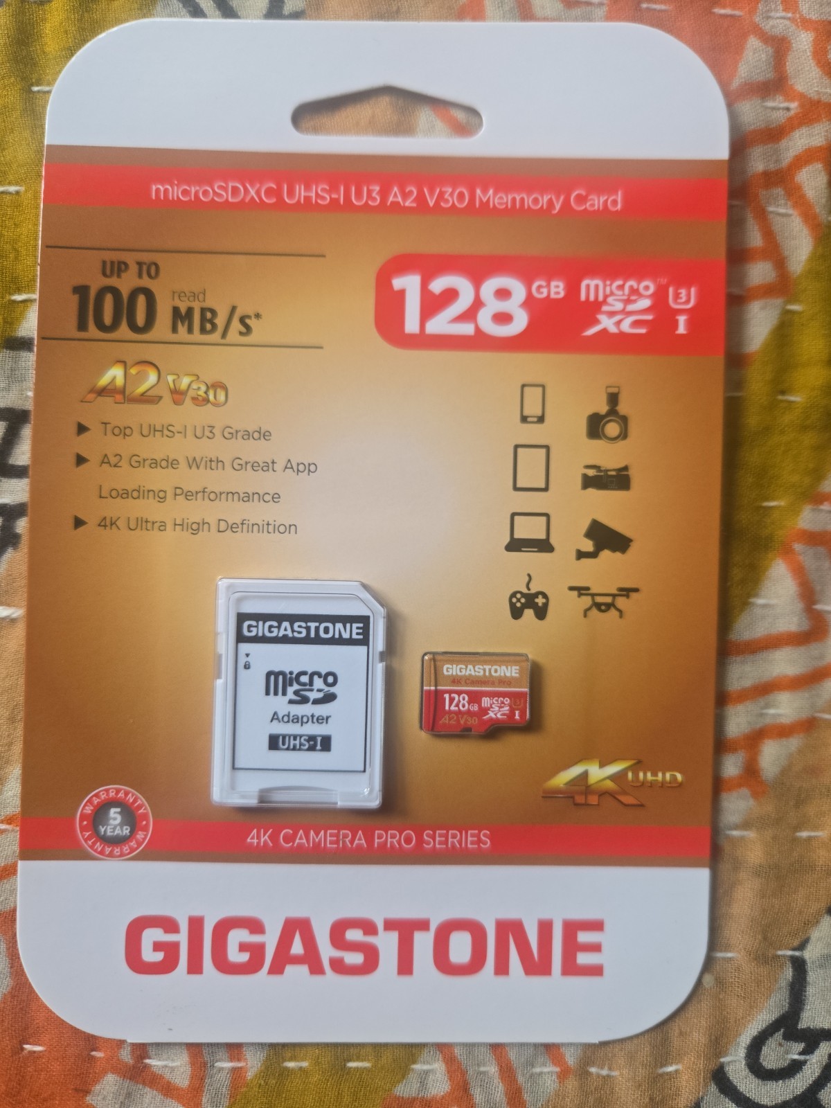 Gigastone 128GB Micro SD Card, Gaming Plus, Nintendo Switch SD card