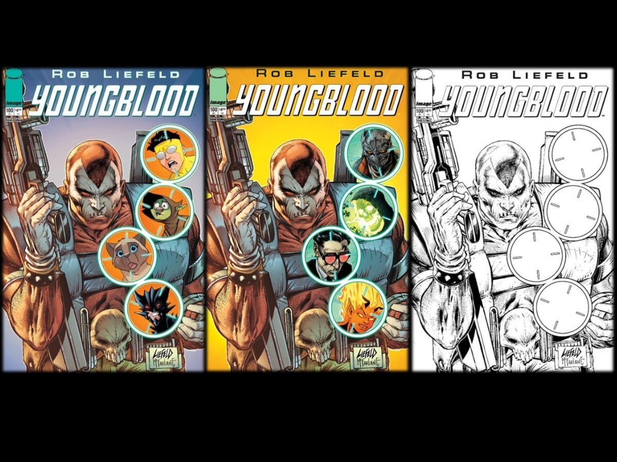 Youngblood #100 (2nd Print). Todd McFarlane. Cover Select A/B/C