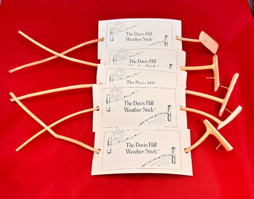 ** LOW LOW PRICE! ** 5 ORIGINAL DAVIS HILL WEATHER STICKS!   FREE SHIPPING!