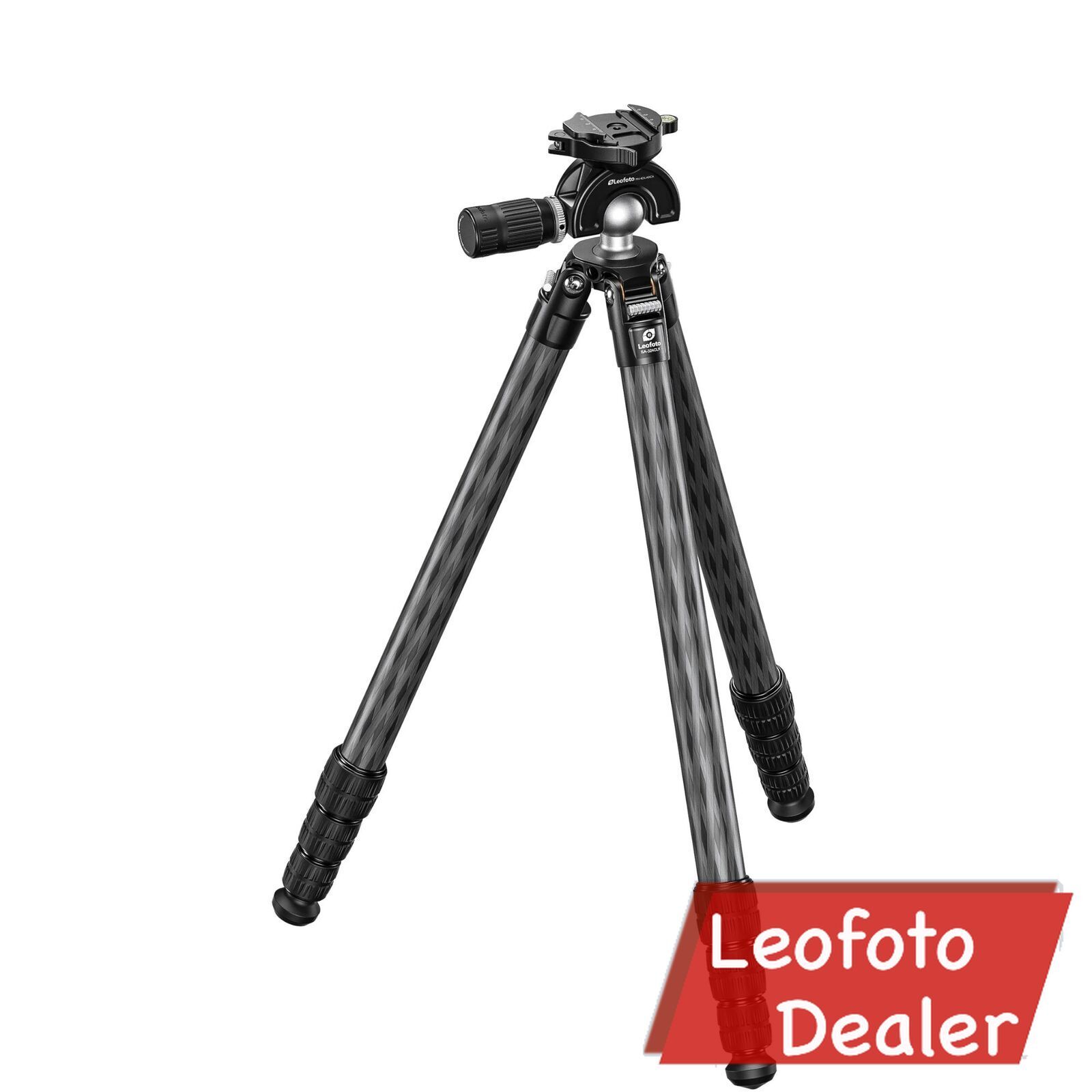 Leofoto SA-324CLX+MH-40X Arca Clamp Outdoors Tripod with Dynamic Ball Head Set