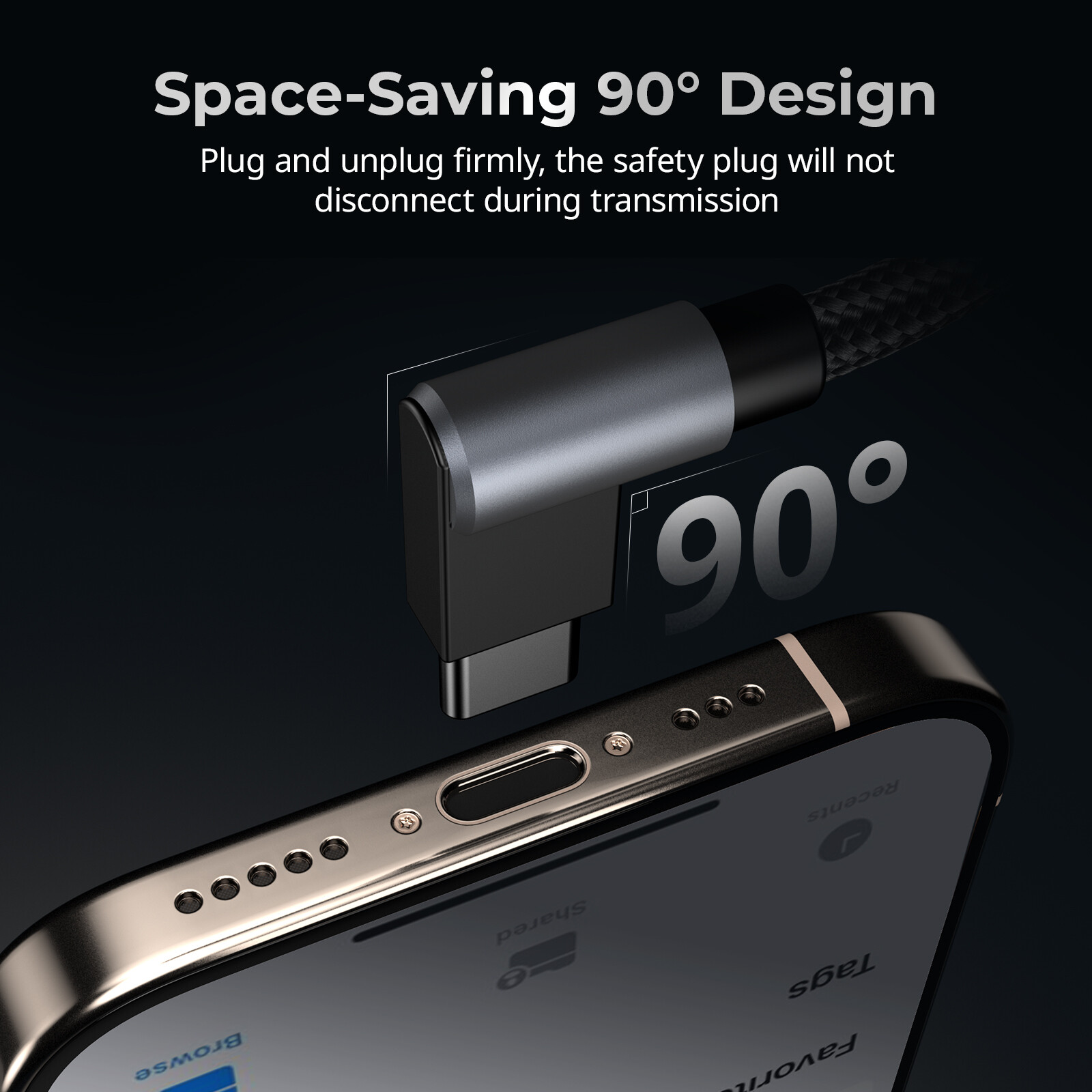 SmallRig SD/TF Reader, USB 4.0 High-Speed, Magnetic Dock for iPhone 16/Samsung