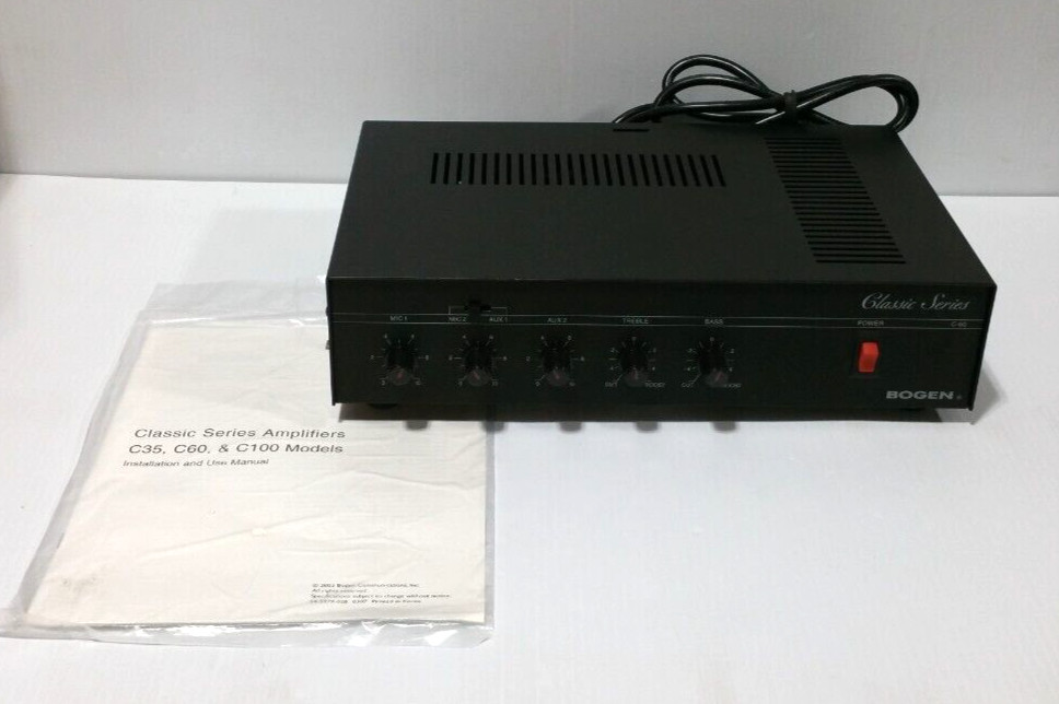 Bogen Communications - C60 Classic Series Mixer Amplifier - NEW