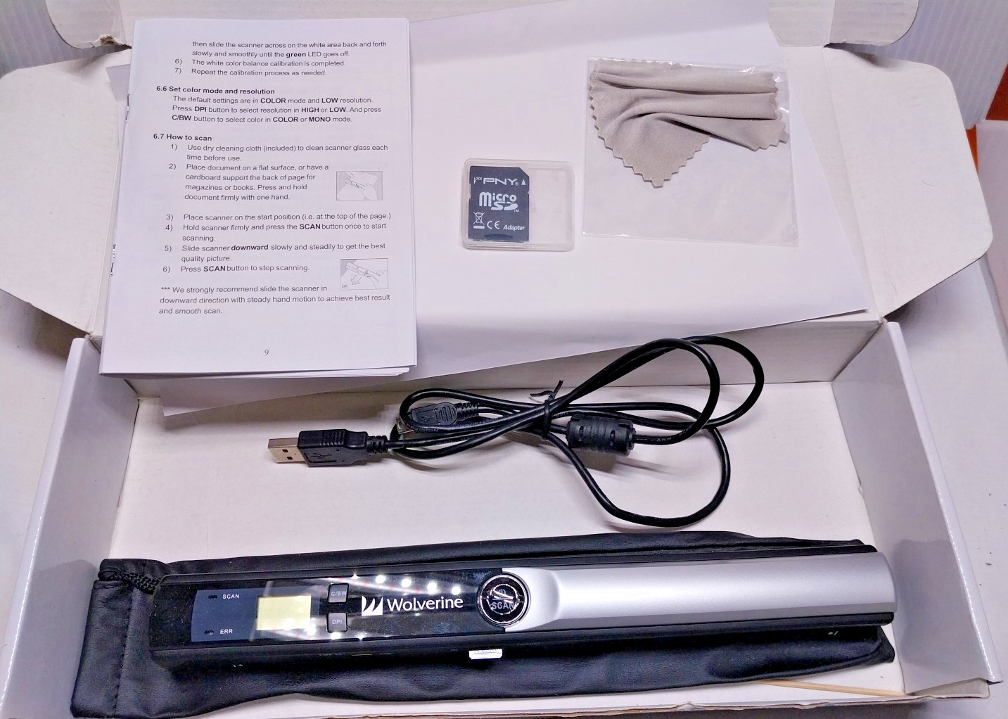 Scanner - Portable Handheld Wolverine PASS Battery Powered Handheld Scanner