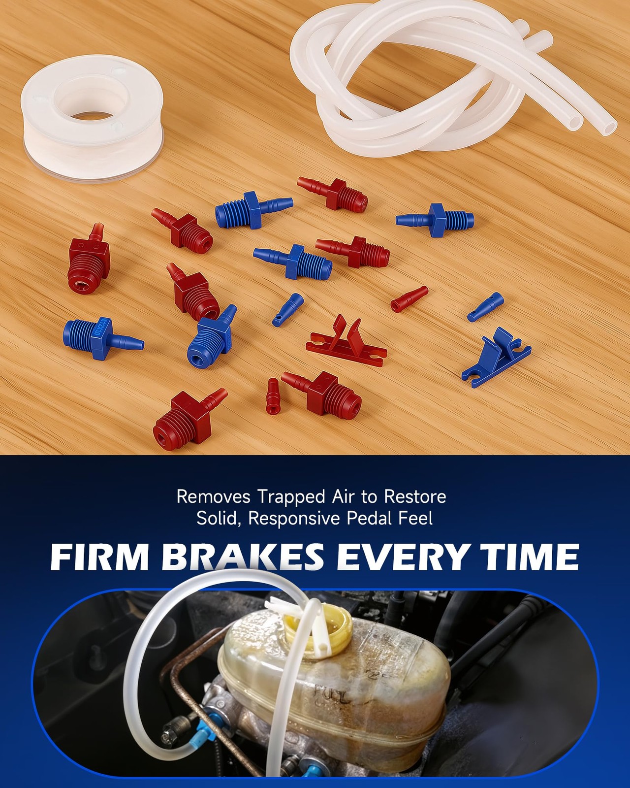 Master Cylinder Bleeder Kit Compatible with 13911, Standard