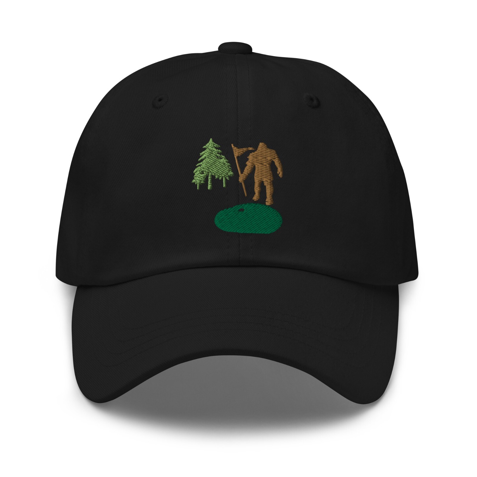 Embroidered Cap Bigfoot Golfing Adjustable Hat