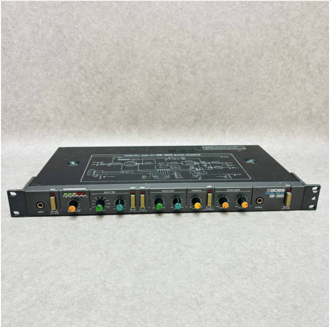 Boss DE-200 Rackmount digital delay Vintage 80s Rack from japan