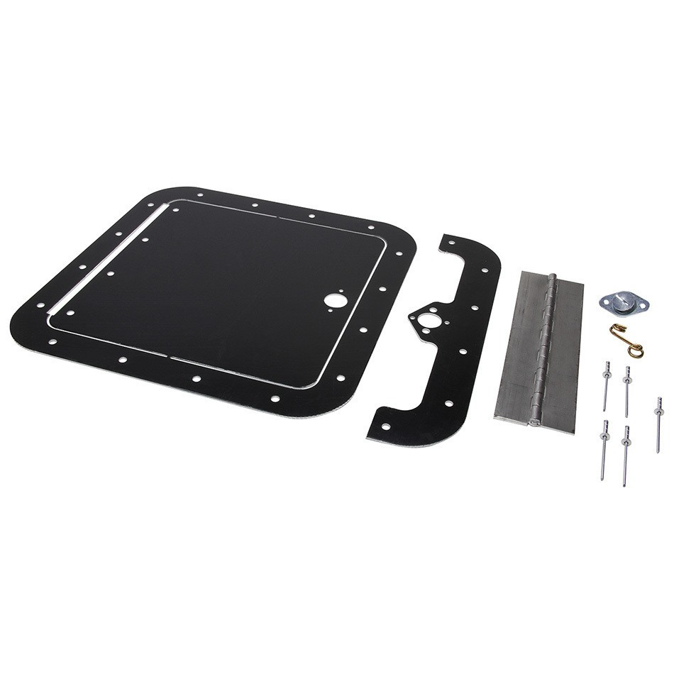 Allstar Performance Access Panel Kit Black 8in x 8in ALL18541