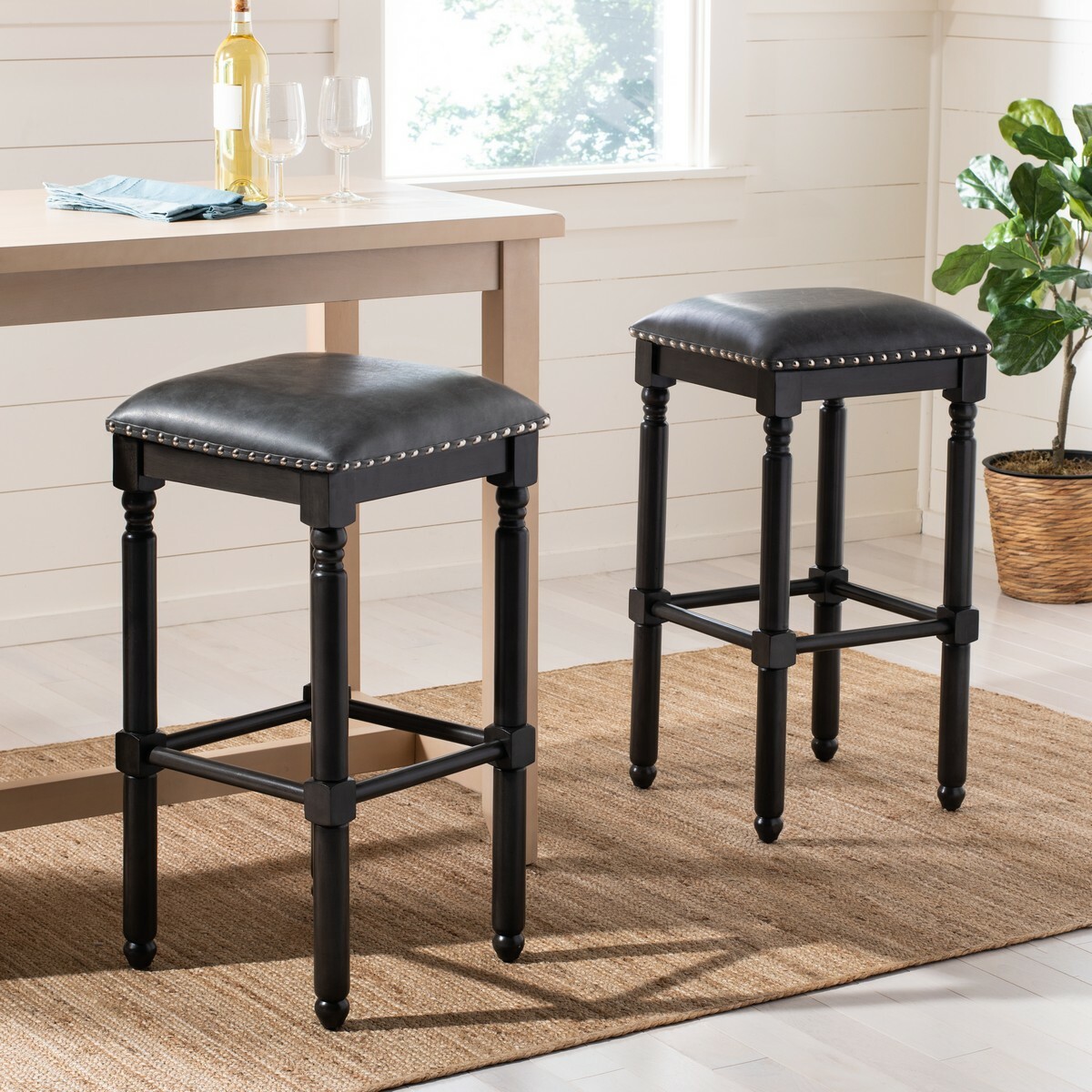 Safavieh Preston Bar Stool, Reduced Price 2172702006 BST6400A-SET2