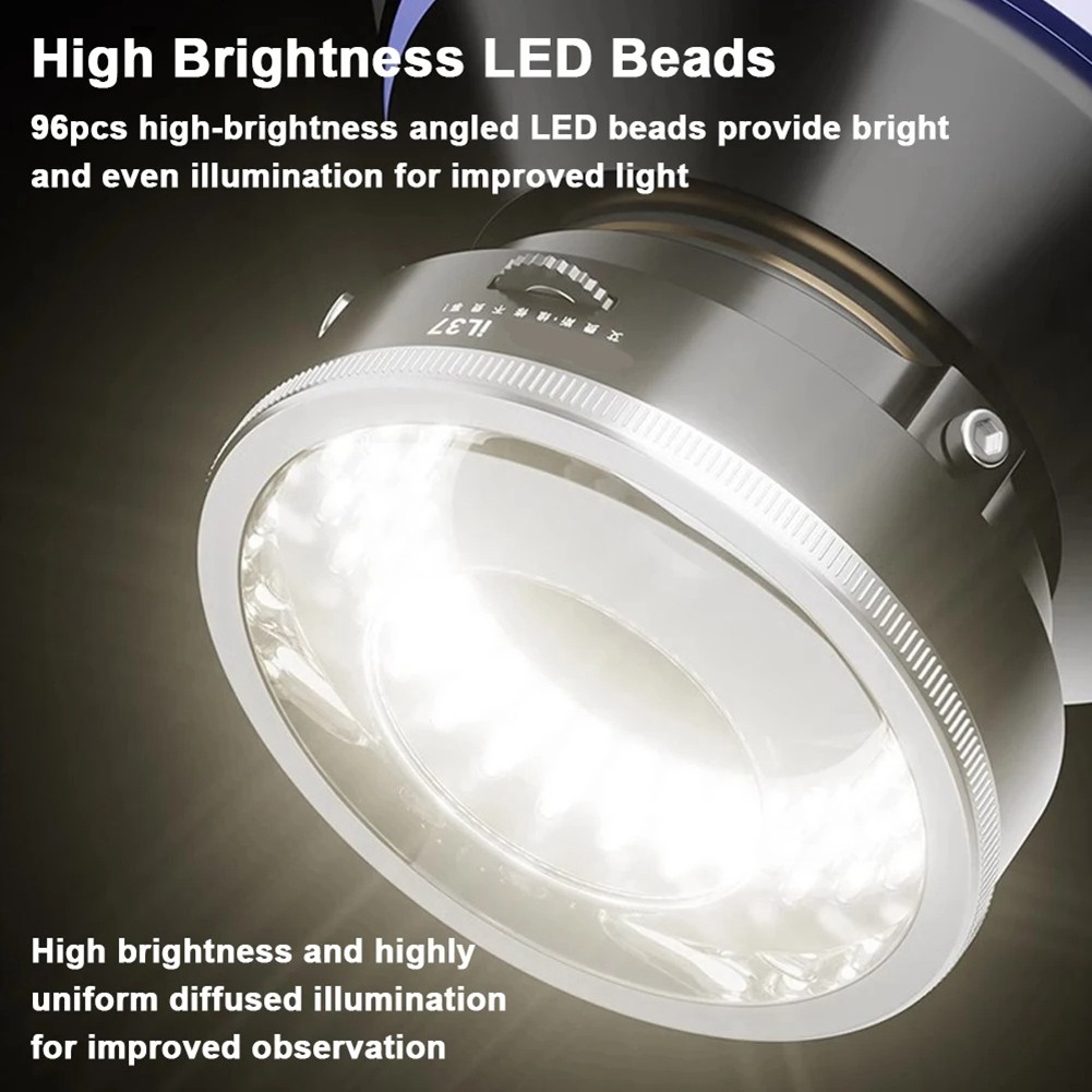 Polarized LED Microscope Light IL37 for Reducing Glare and Reflections W3W4