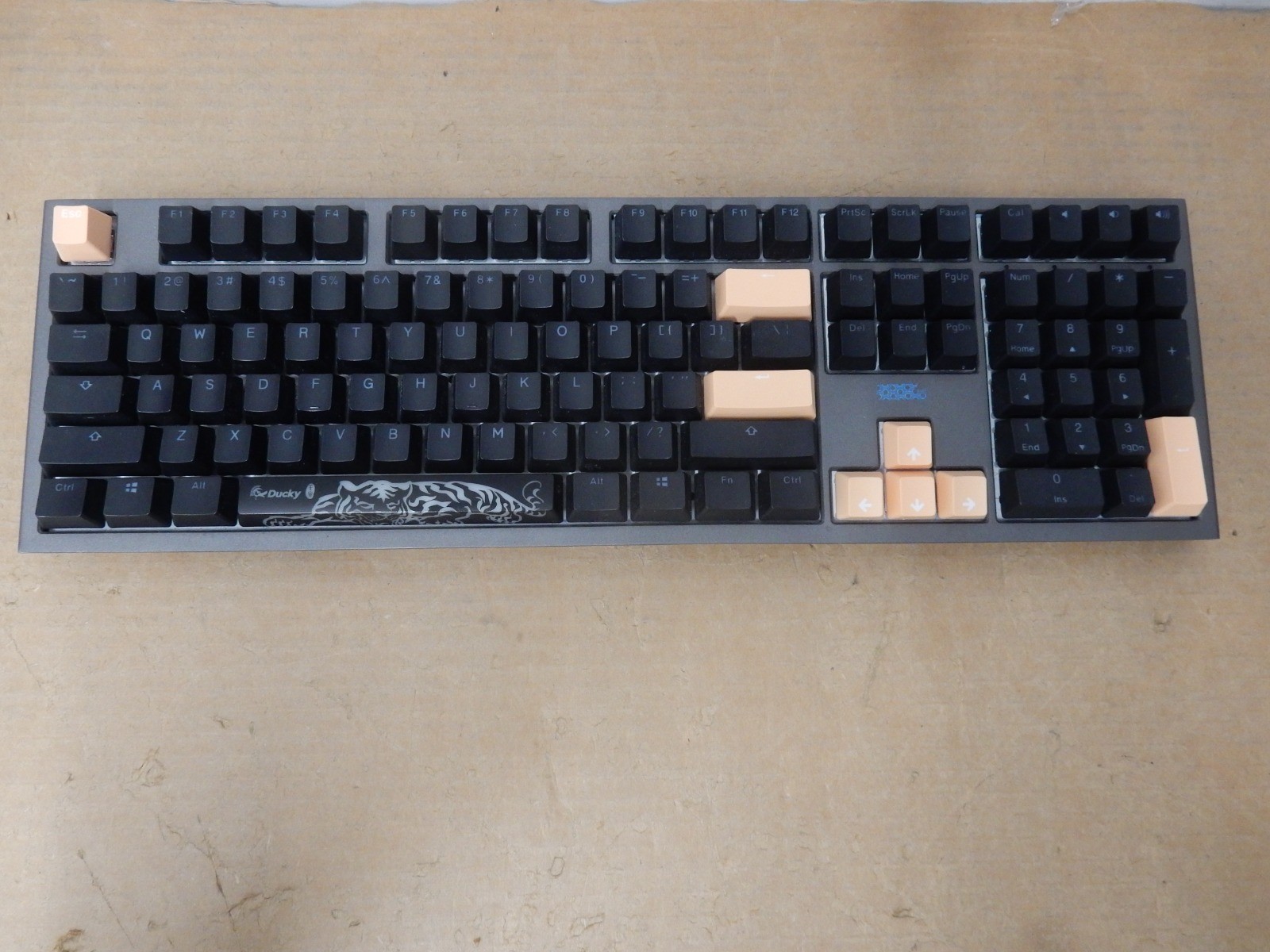 DUCKY DKSH1808ST Shine 7 Gunmetal RGB LED Double Shot PBT Mechanical Keyboard