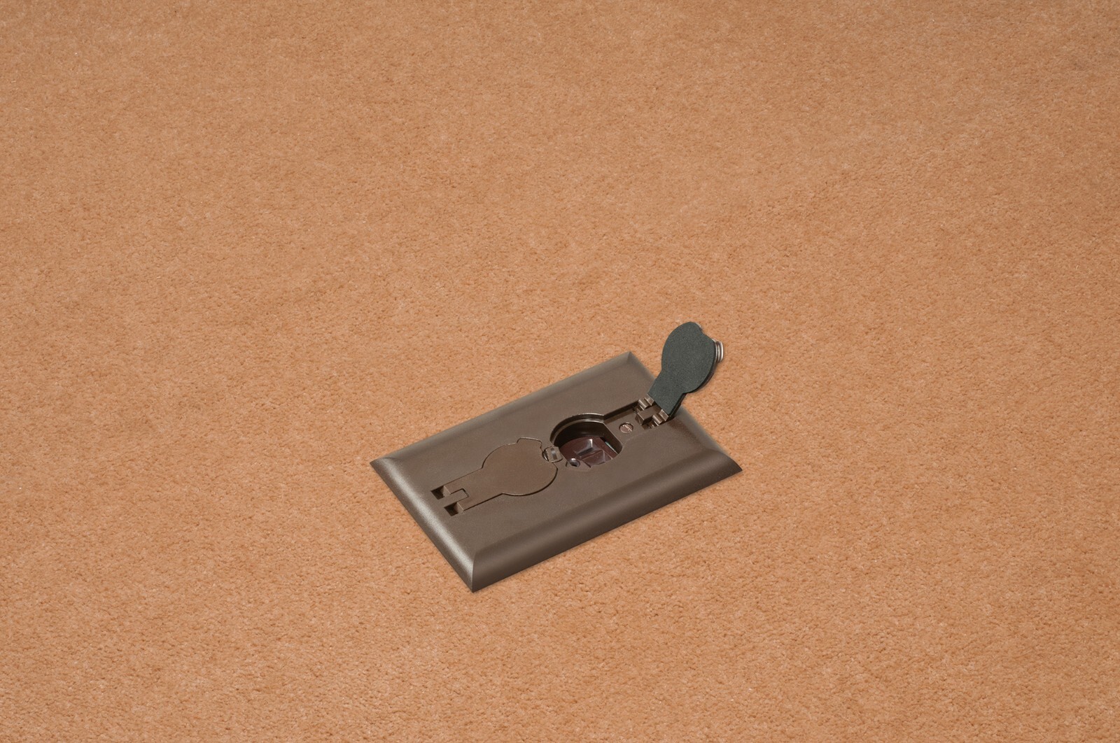 *OPEN BOX* Arlington™ ARLFLBRF101BR Non-Metallic Floor Box, Brown