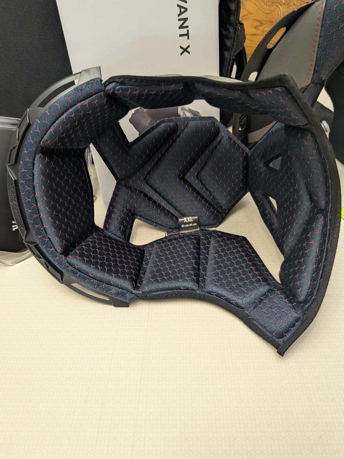LS2 Advant Helmet Top Liner 2XL. Unused! Pulled to make a bigger helmet.