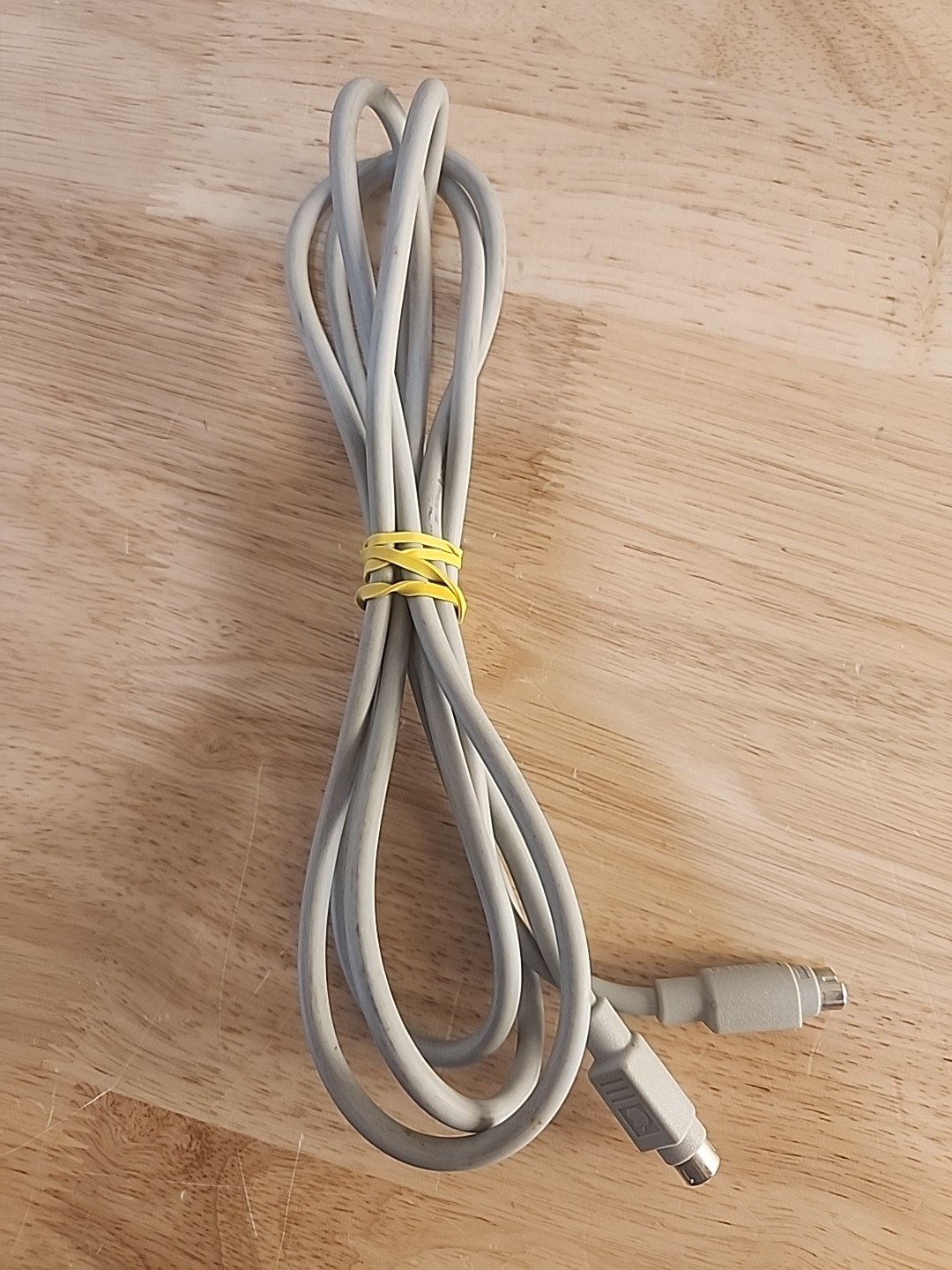 Apple 590-0552-A 8 Pin Printer Cable 6.5' Grey Vintage