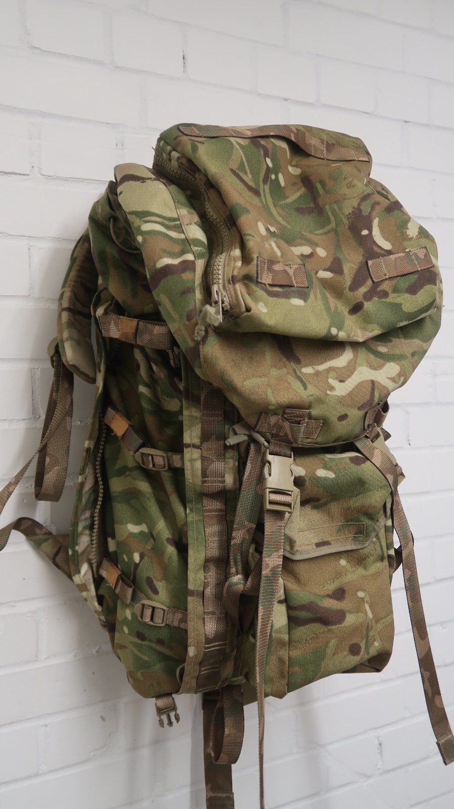 MTP BERGEN RUCKSACK - Long Frame INF Convoluted Back Bergan Camo,  British Army