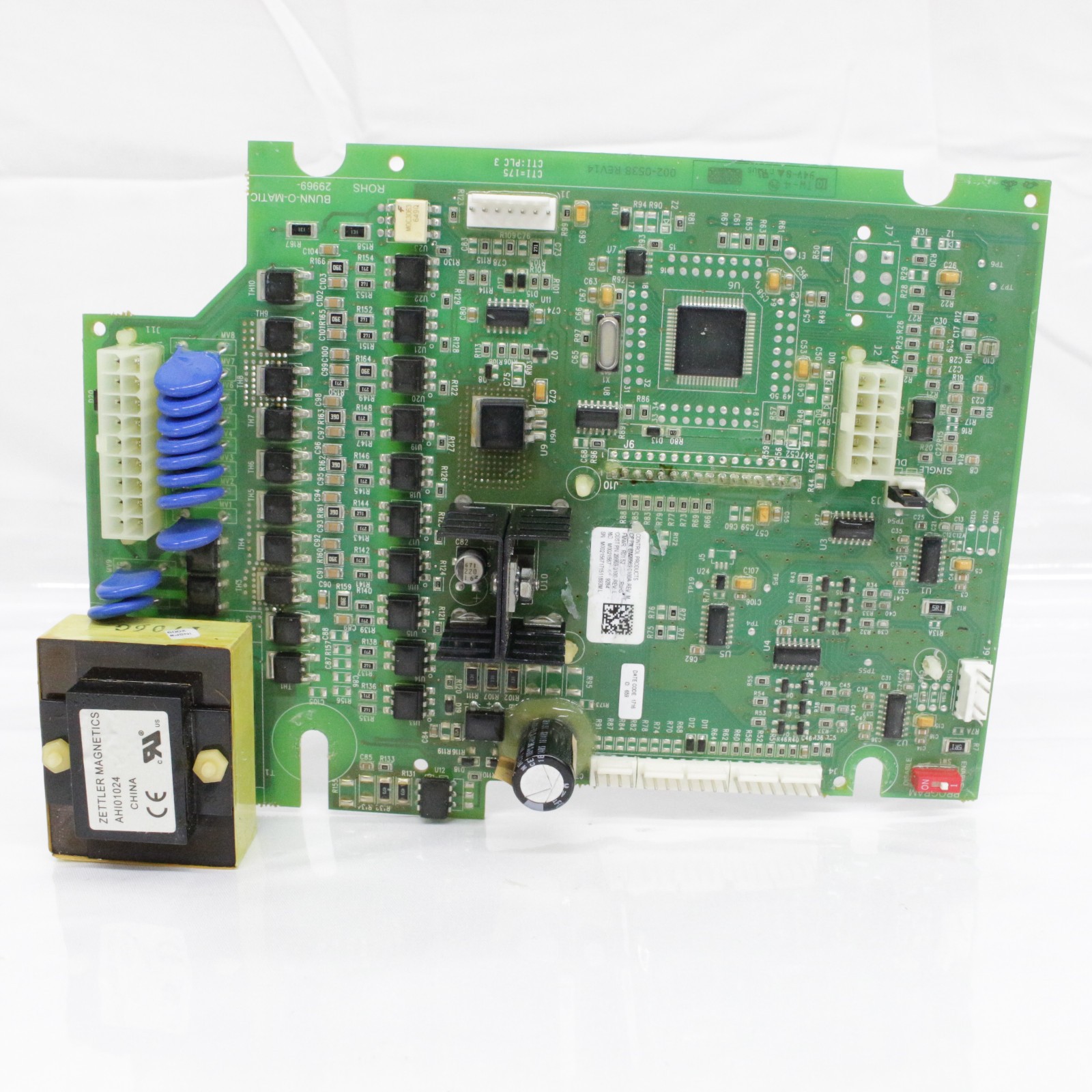Genuin Bunn Dual TF DBC 120V/208V Main Board 29969.0100 OEM