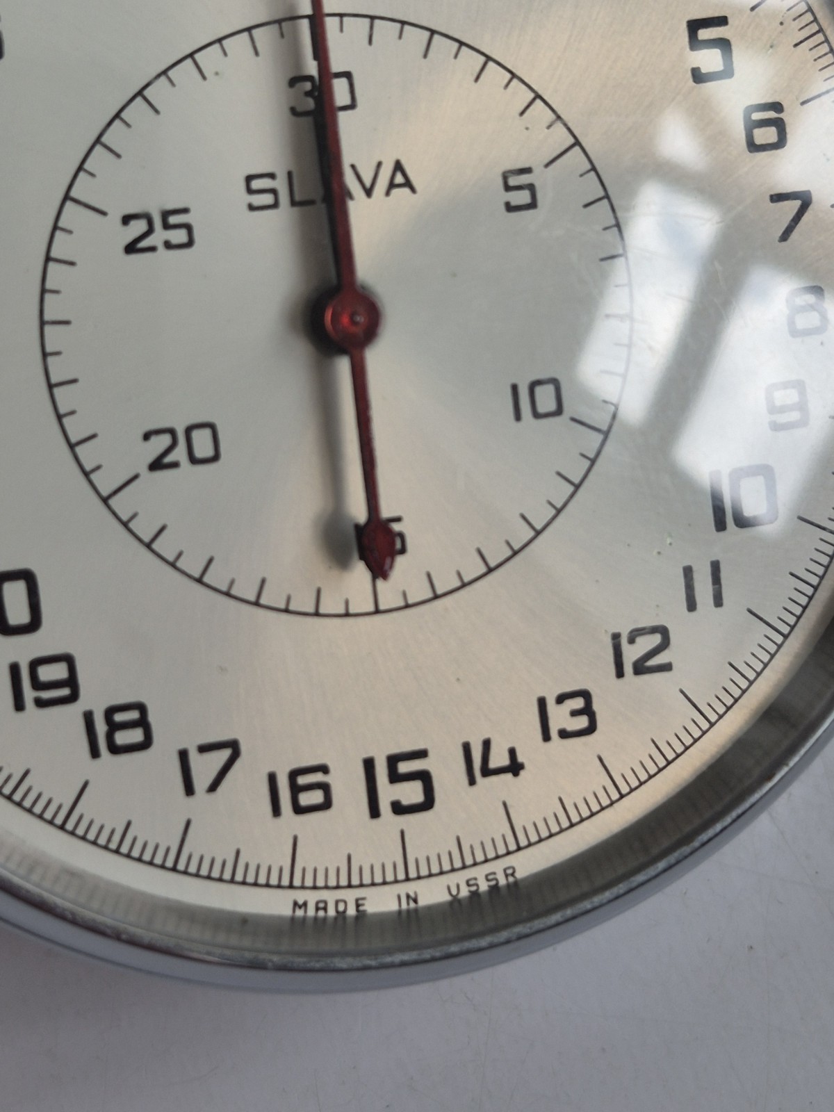 Vintage Soviet SLAVA Stopwatch Chronometer Mechanical (Split Second SDS--pro)