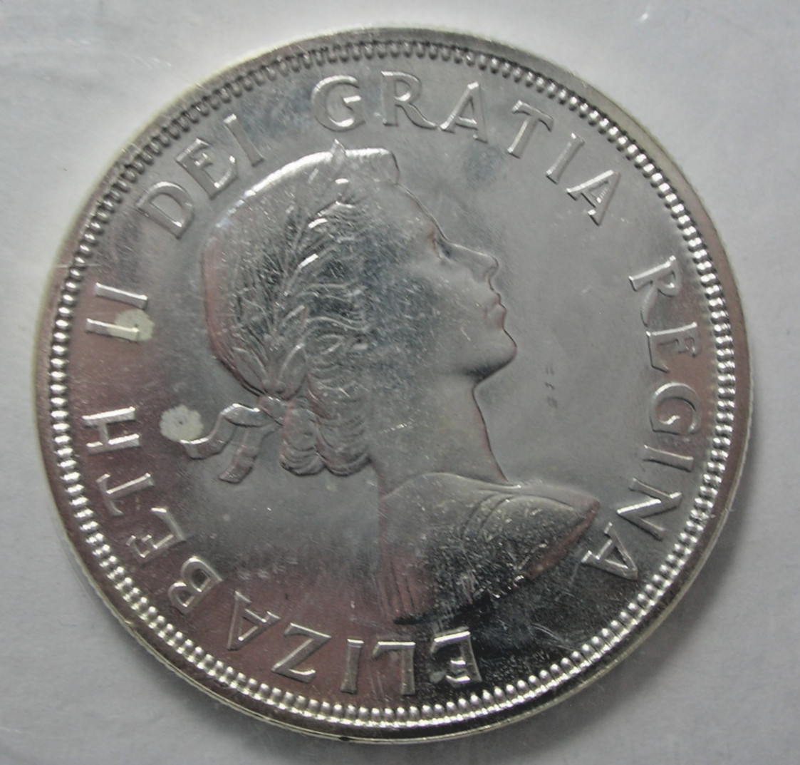 Charlottetown Canada Centennial Silver Dollar 1864-1964
