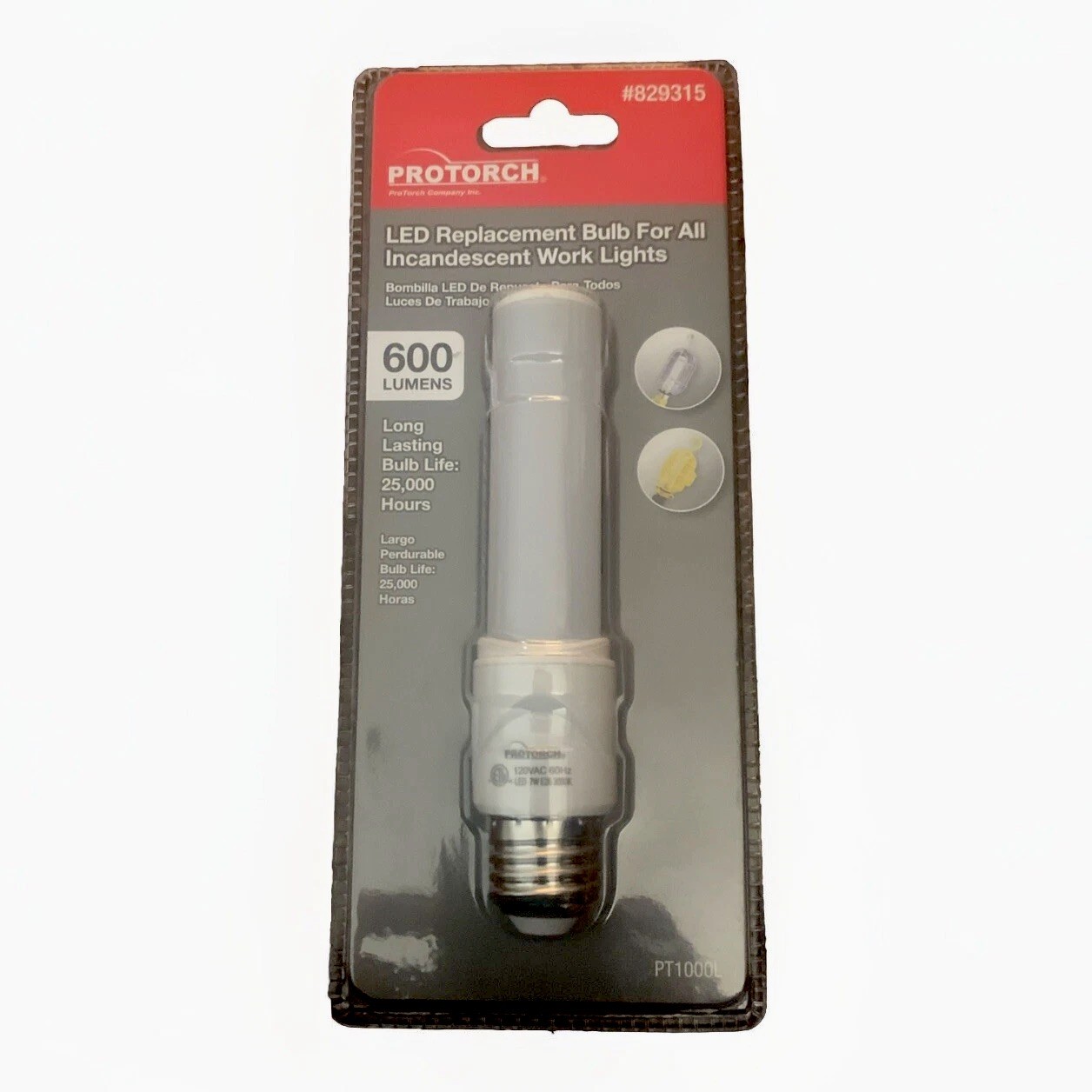 Led Replacement Bulb For All Incandescent Work Lights.829315 Protorch 600 LU New