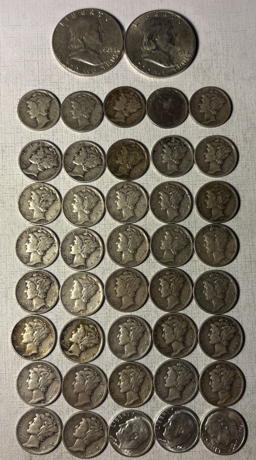 Silver 5.00 Face Value Mix Of 90% Silver $5.00 Face #1