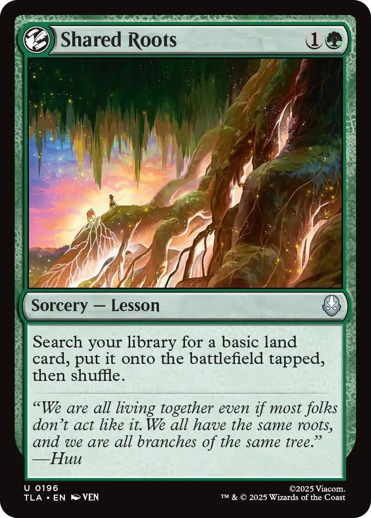 Shared Roots [TLA - 196] - NM [Foil] TCG MTG