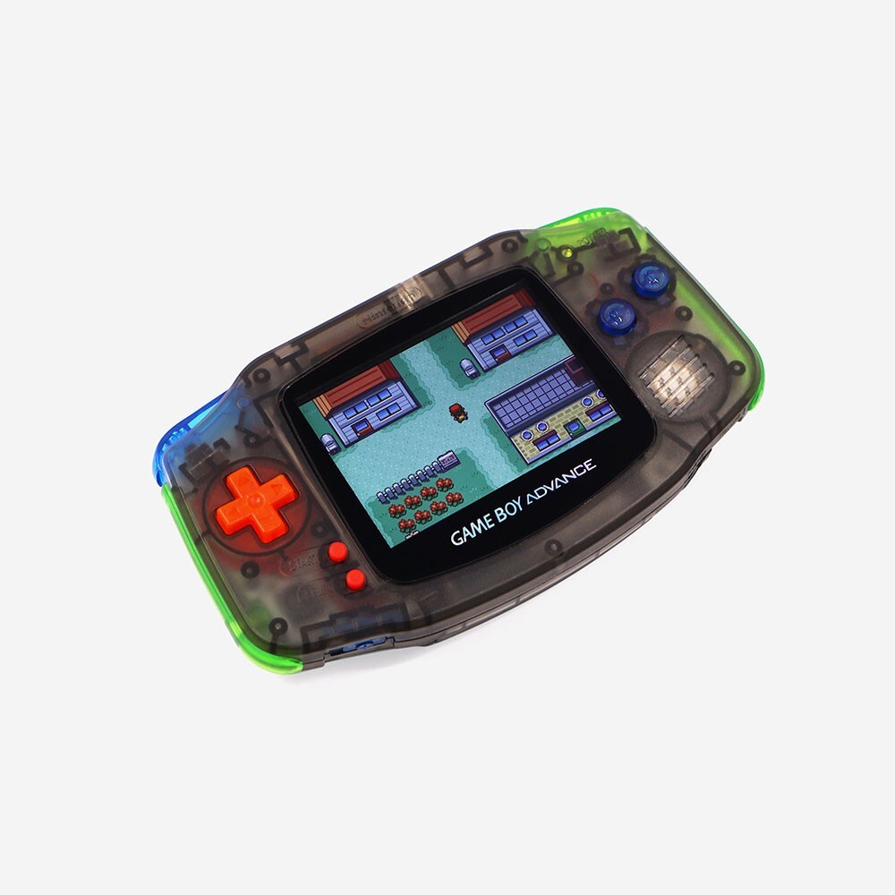 IPS V2 Game Boy Advance GBA Clear Black Console High Light Backlight LCD Mod