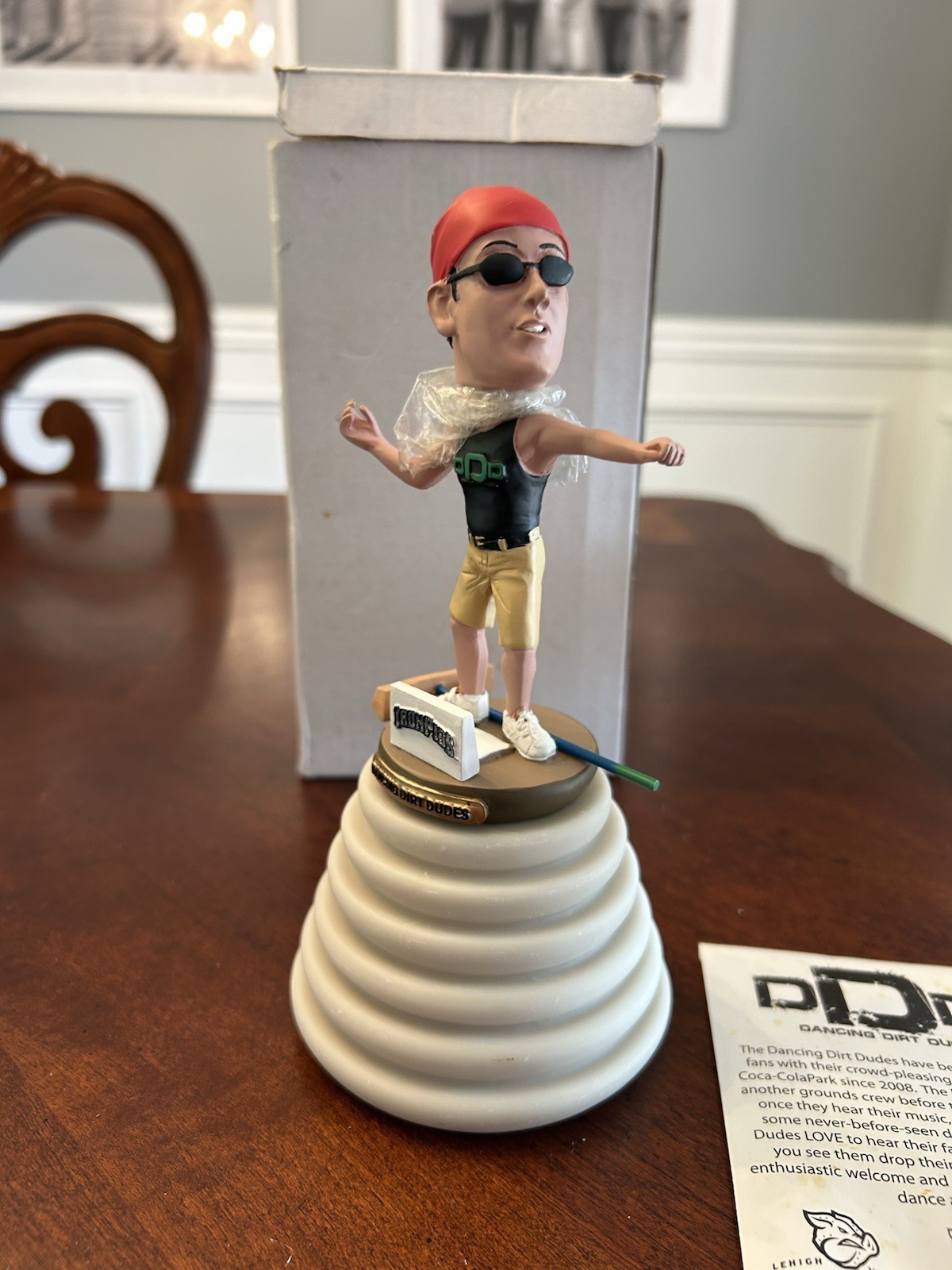 Lehigh Valley IronPigs Philadelphia Phillies Chia Dancing Dirt Dudes Bobblehead