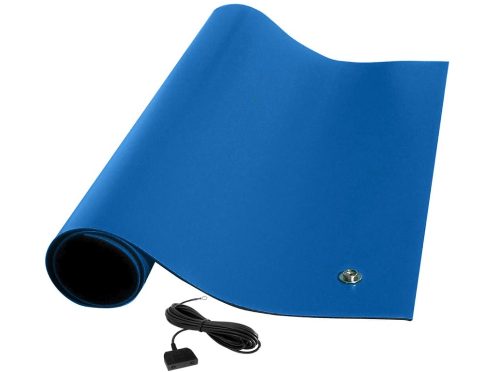 Techni-Pro TNP100150 - MATS36X48RB Rubber Table Mat, Includes Hardware, Smooth,