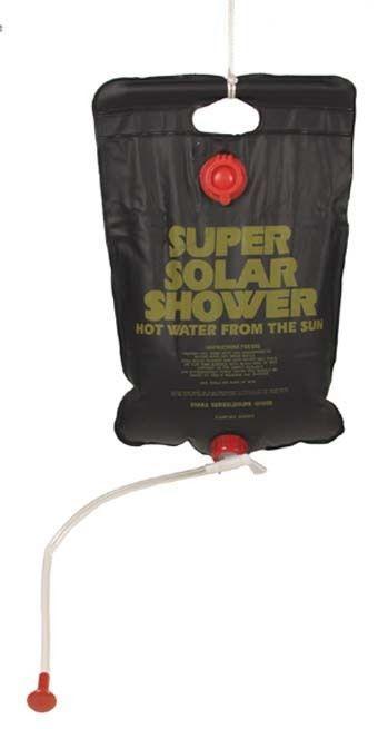 Solar shower portable camping hiking roll / fold up