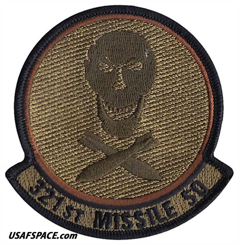 USAF 321ST MISSLE SQ -LGM-30G Minuteman III- F.E. WARREN AFB -ORIGINAL OCP PATCH