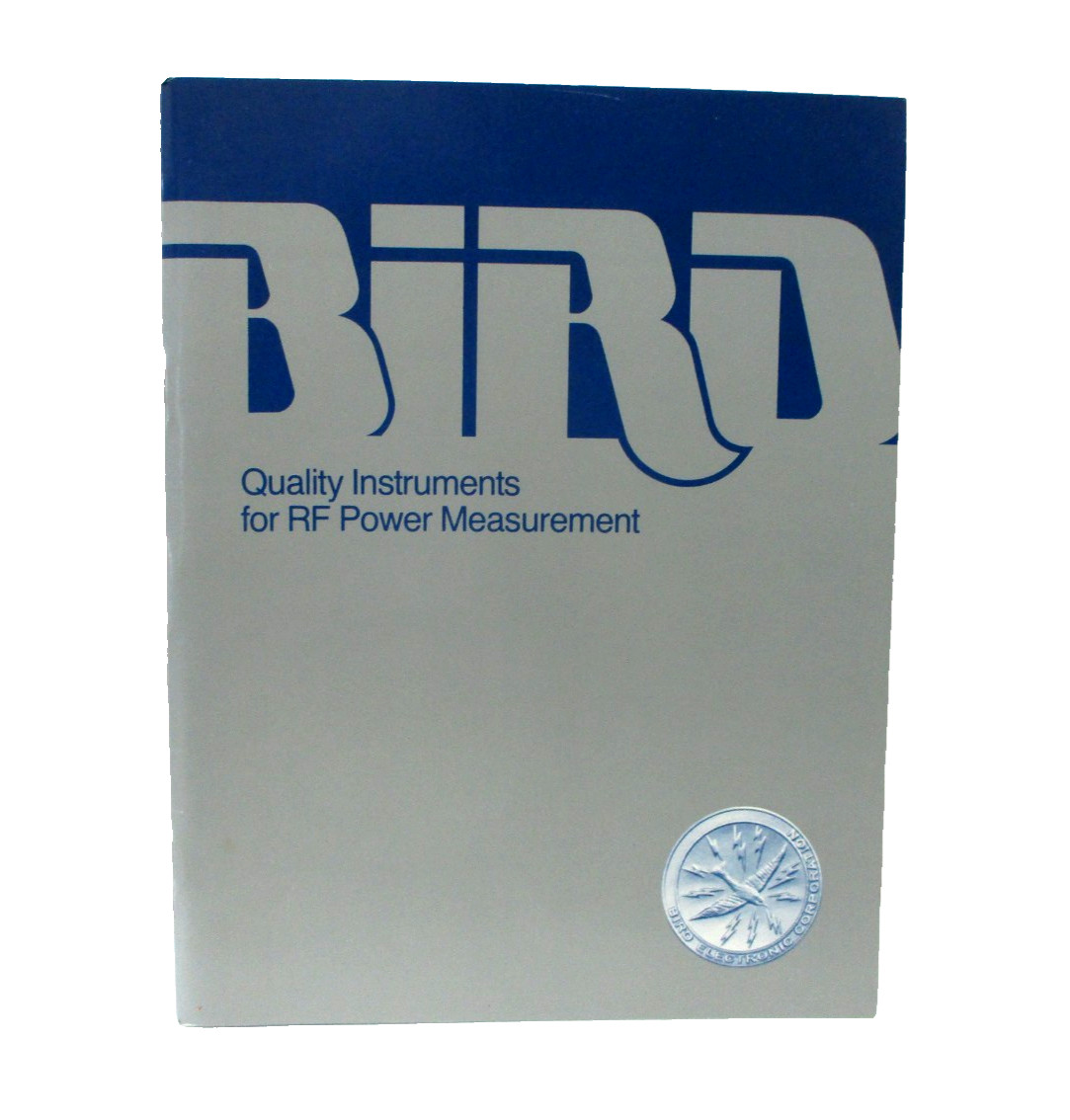 Bird Quality Instruments for RF Power Measurement Product Catalog GC-90